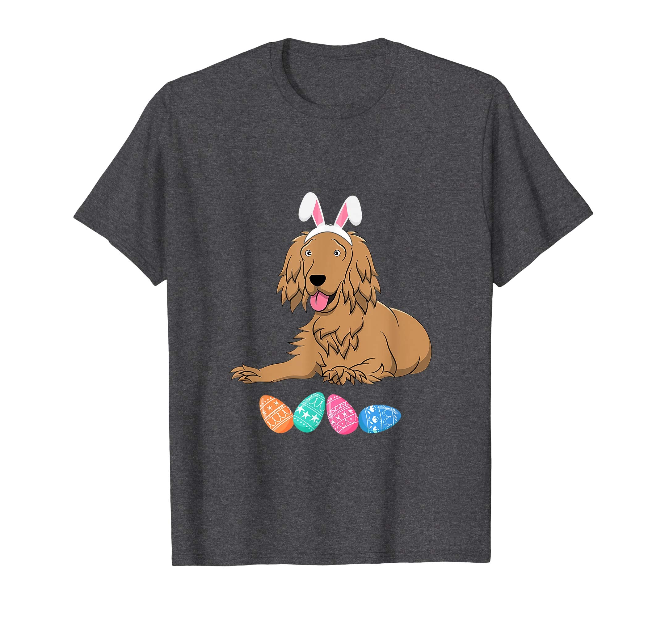 Funny Easter Cocker Spaniel With Bunny Ears And Eggs T Shirt