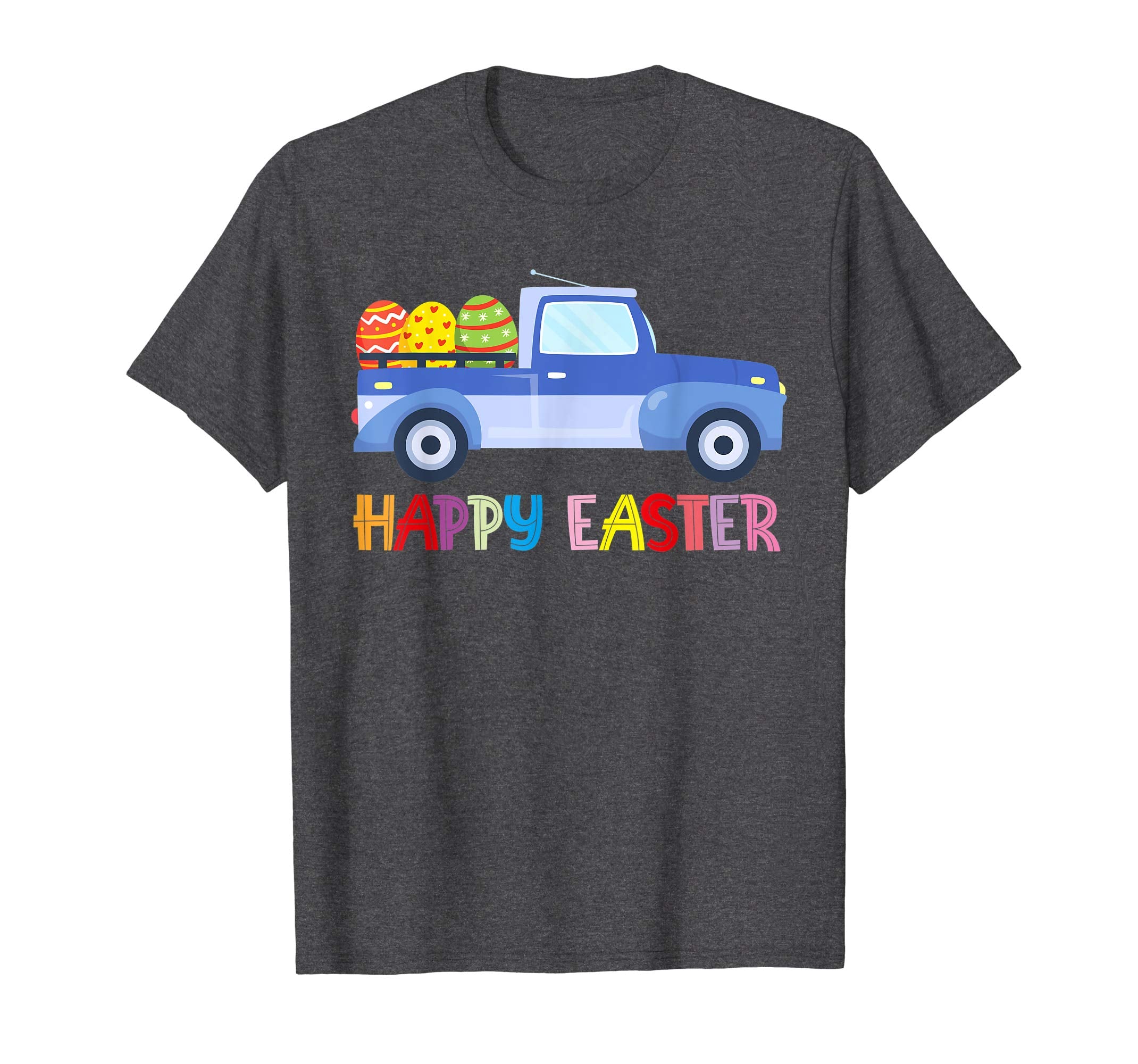 Happy Easter Truck Egg Hunt Is On Kids Boys Girls Shirt Gift
