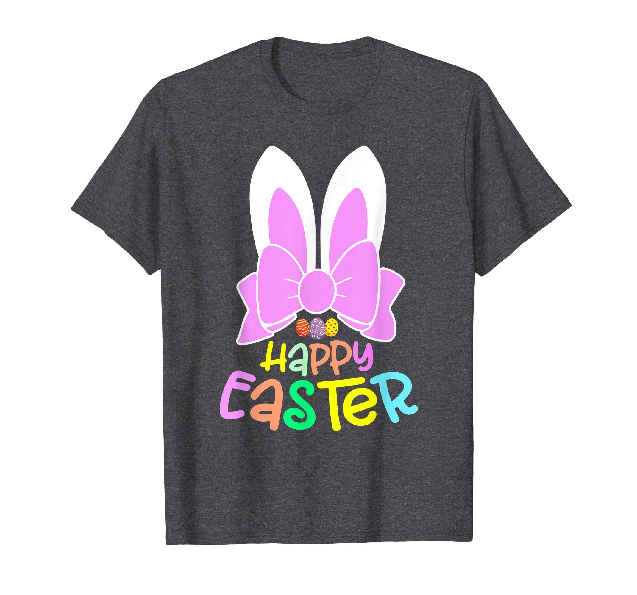 Bunny Ears Eggs Happy Easter Kids Boys Girls T Shirt Gift