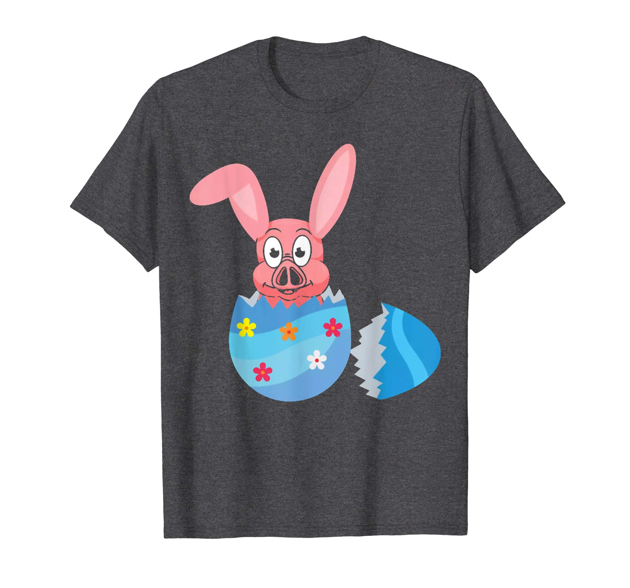 Easter pig with rabbit ears Easter egg T-shirt