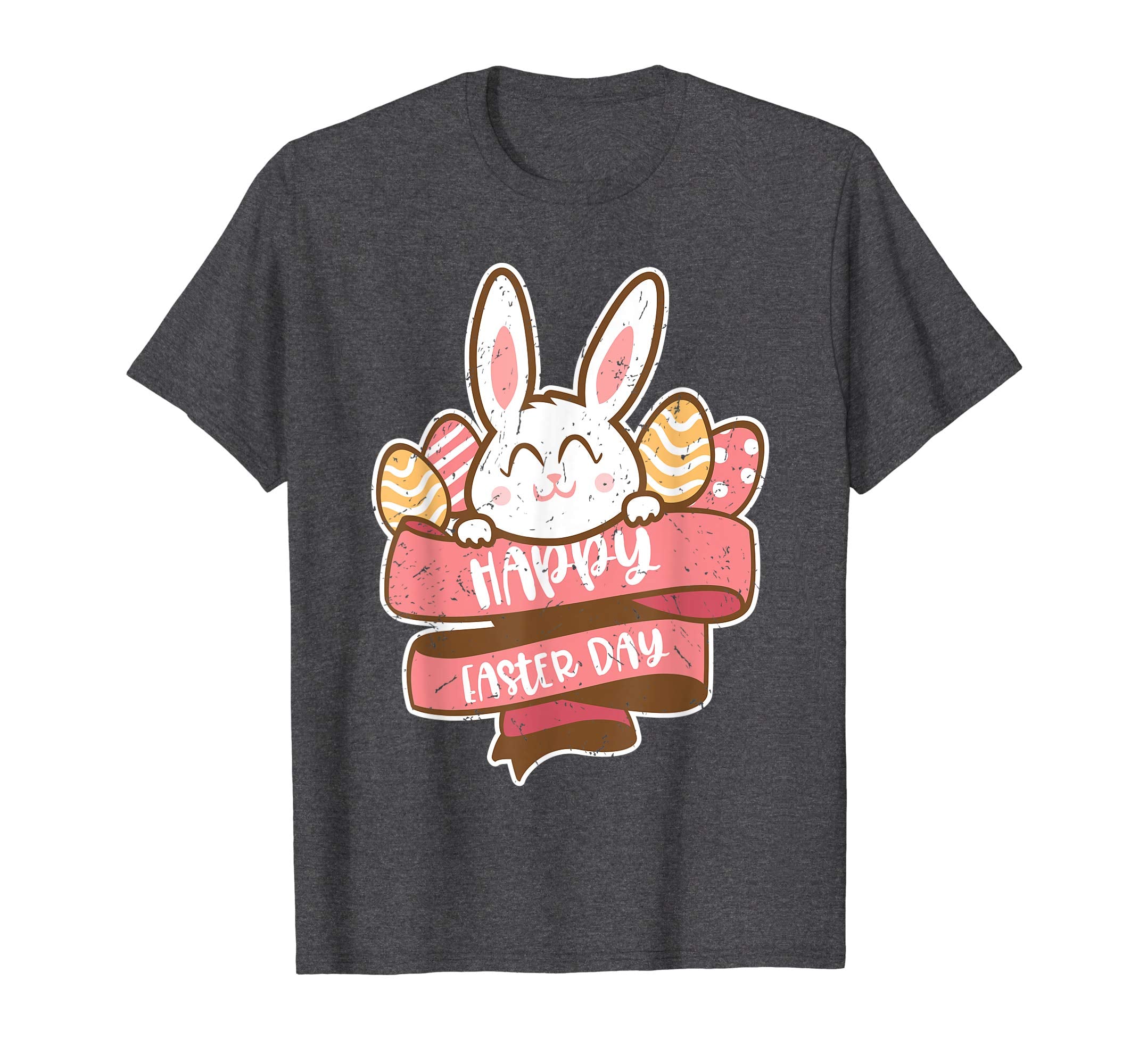 Happy Easter Cute Bunny Eggs Celebrate Christian T-Shirt