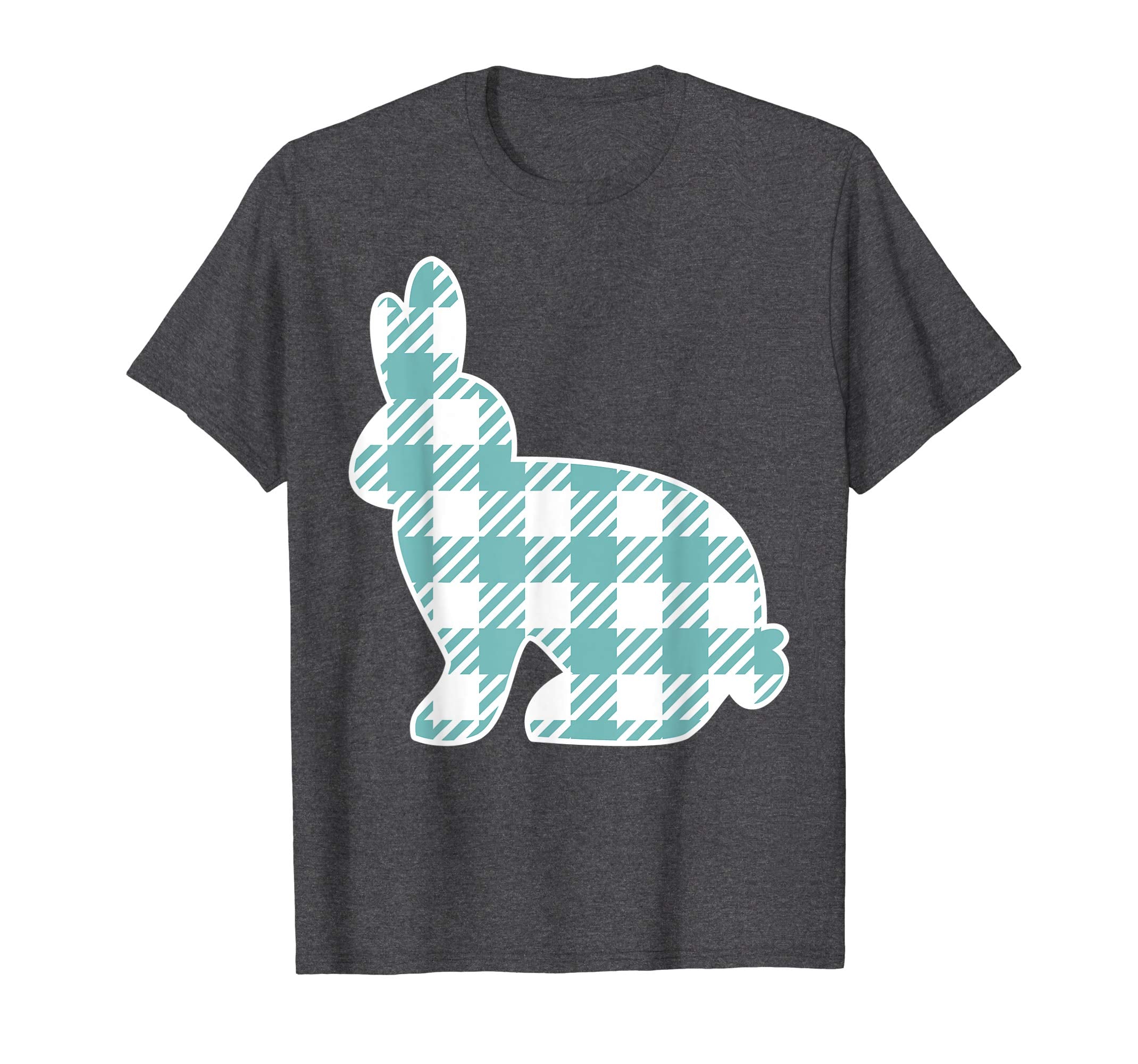 Buffalo Plaid Easter Bunny Shirt for Boys Men Kids Rabbit