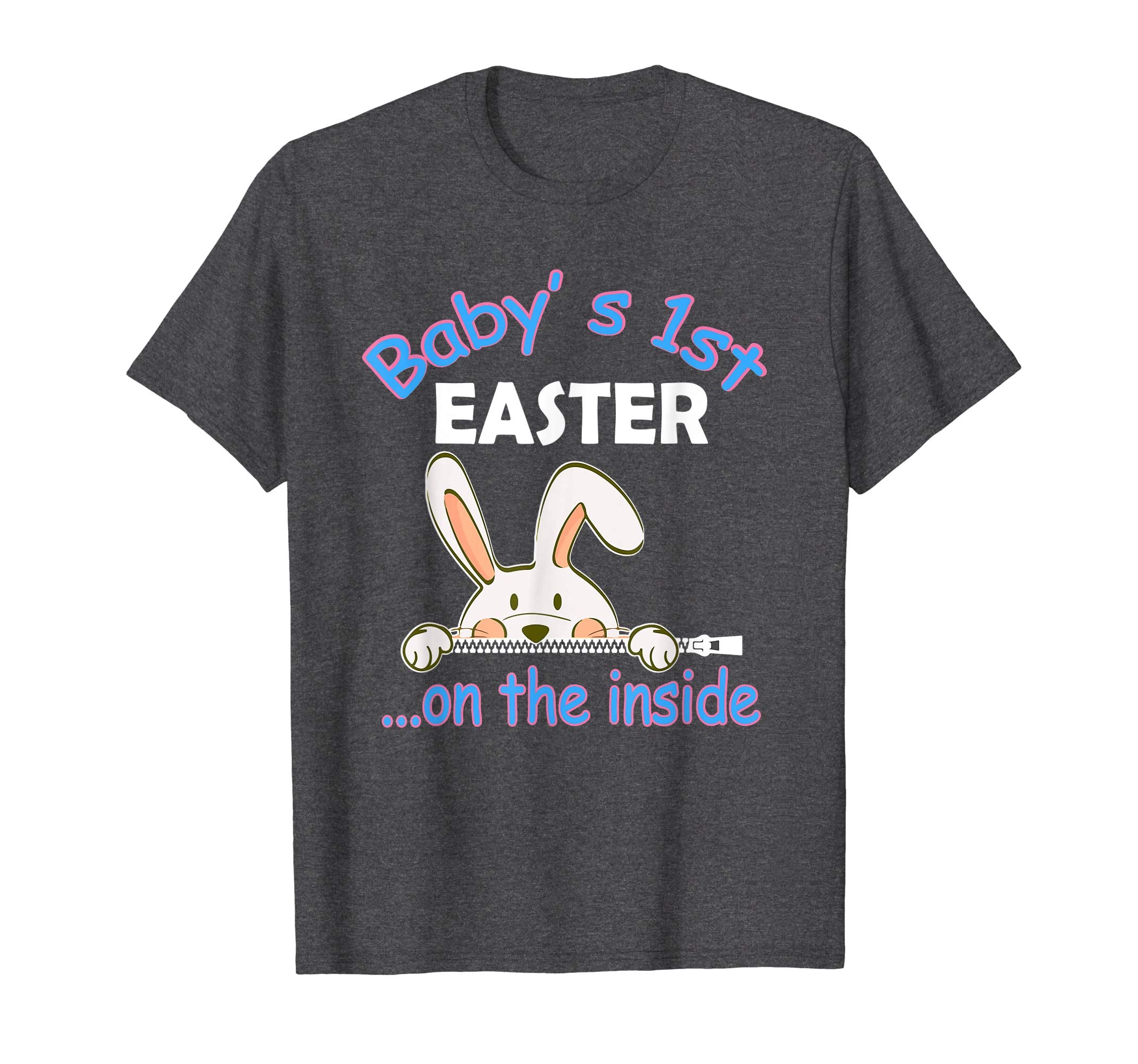 Pregnant Bunny Baby's 1st Easter On The Inside Happy Shirt