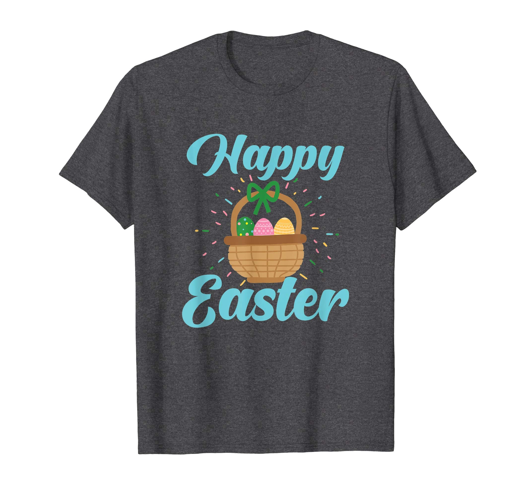 Easter T-Shirt Happy Easter Eggs Basket Friday Holiday
