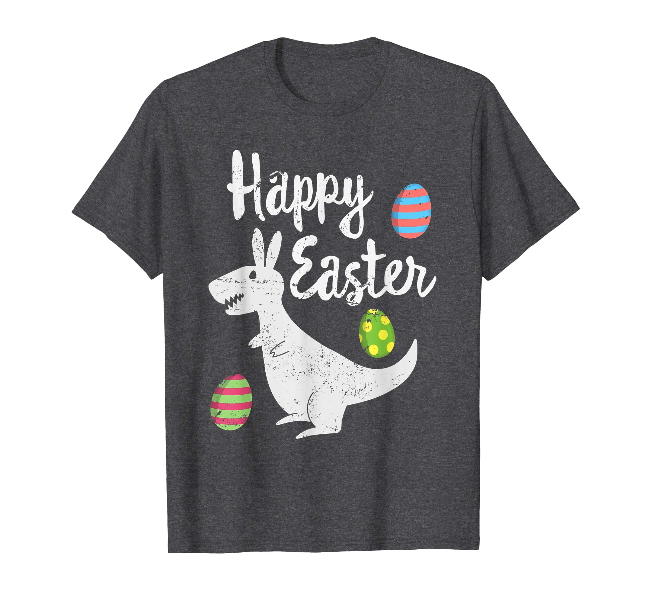 Happy Easter Dinosaur Tee shirt with Easter Eggs T shirt