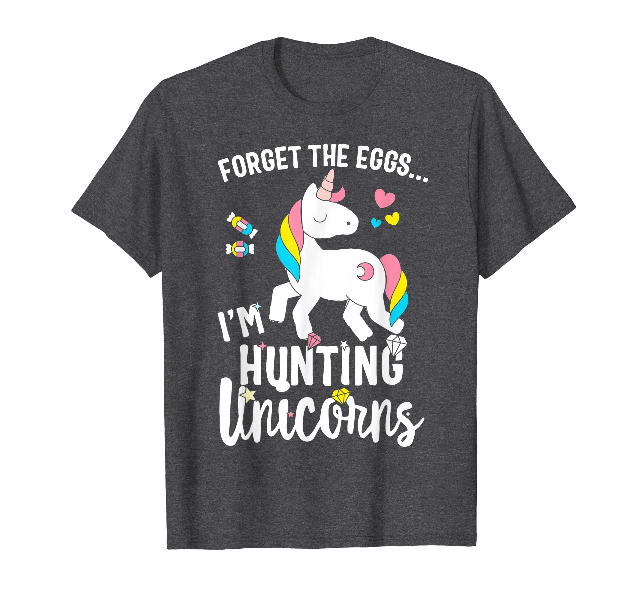 Girls Easter Unicorn Shirt Forget Eggs Unicorns Kids Gift