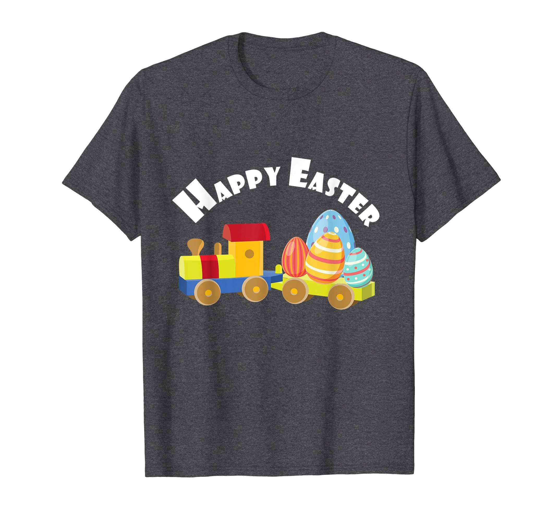 Egg Hunt Kids Gift Happy Easter Train TShirt April Fools Day