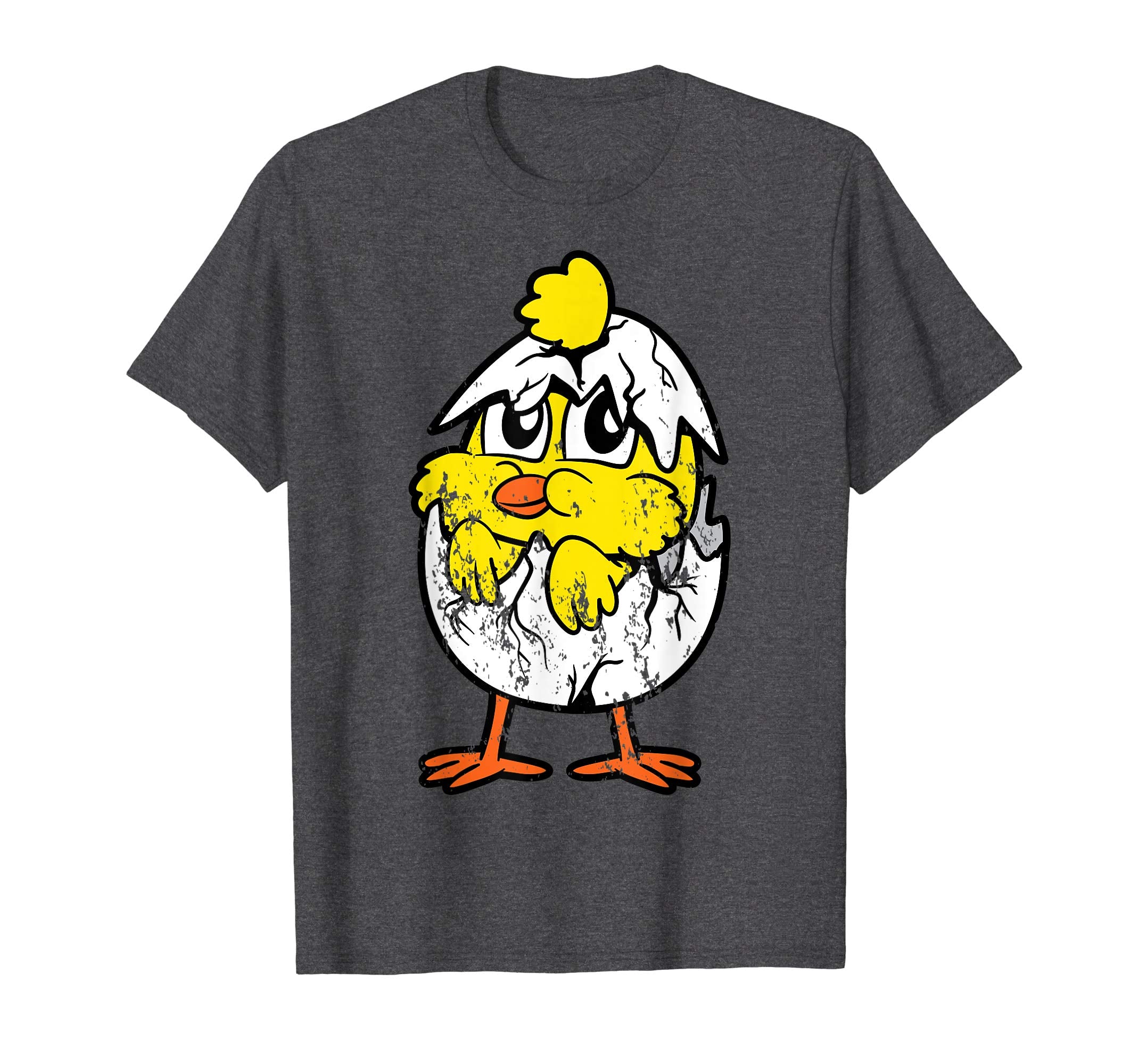Retro Vintage Grunge Funny Easter Egg Chicken Bird T-Shirt