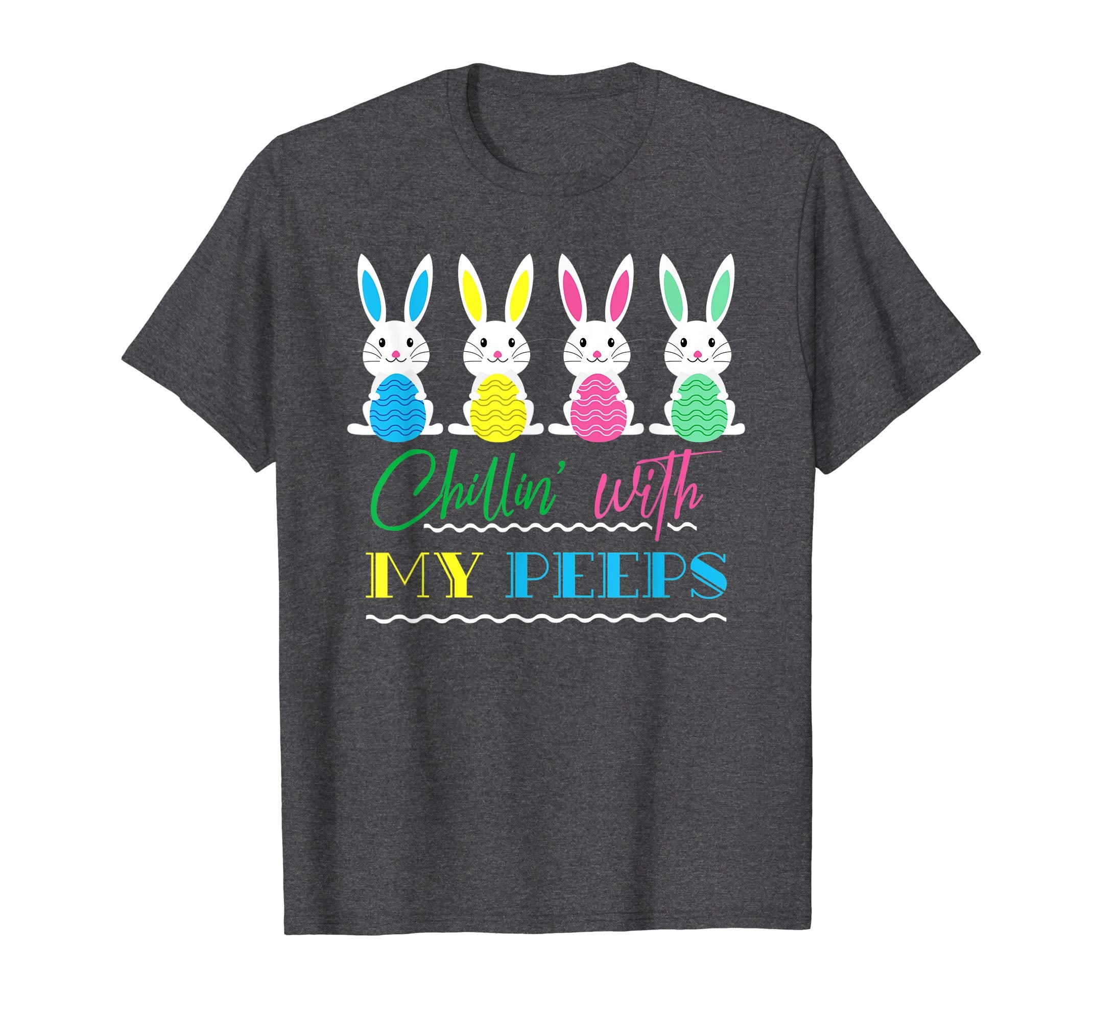Funny Easter Chillin' with my Peeps Bunnies T-Shirt