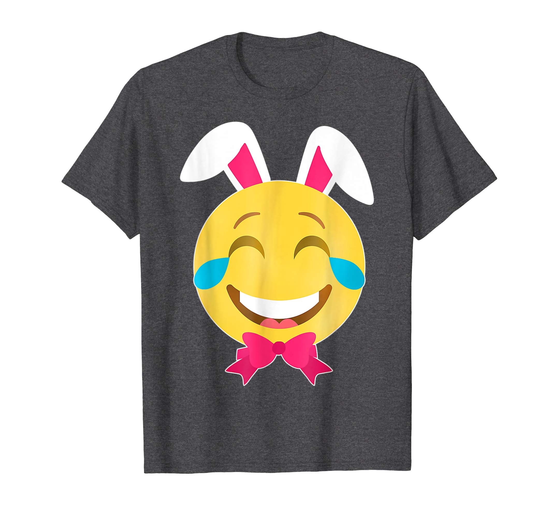 Smile Emotion Girl Face Bunny Rabbit Happy Easter Day Shirt