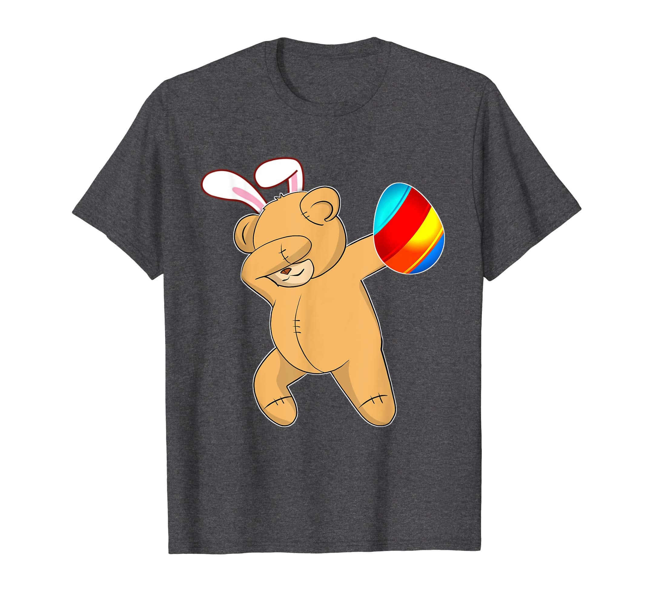 Easter Bunny Dabbing Teddy Bear Tshirt Egg Ears Gift