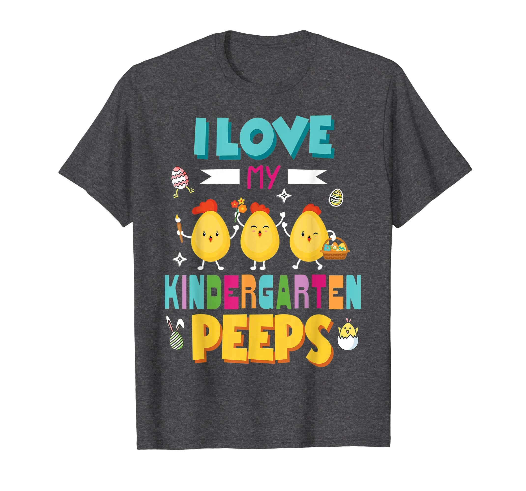 I Love My Kindergarten Peeps Shirt Easter Teacher Tee