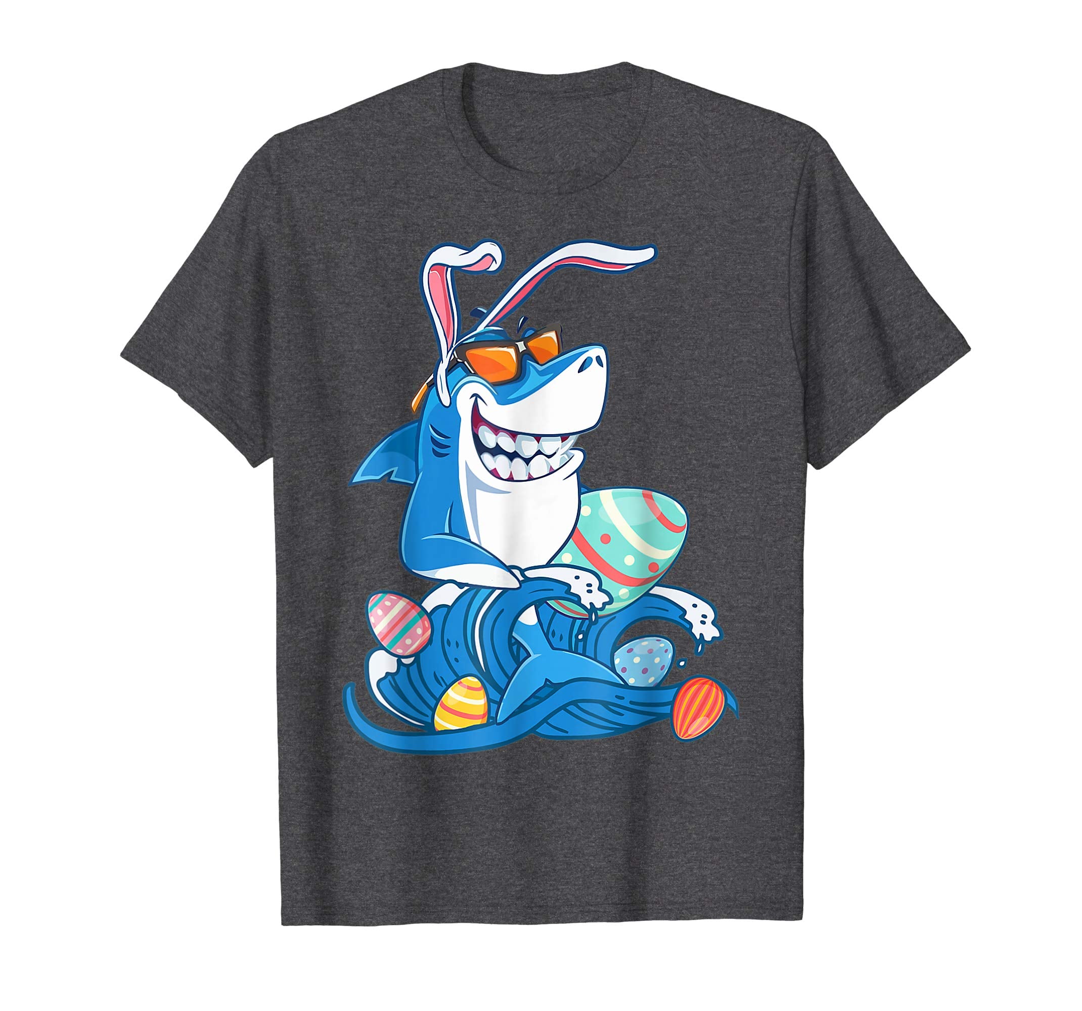 Bunny Shark With Eggs Shirt Gift For Easter Day 2019