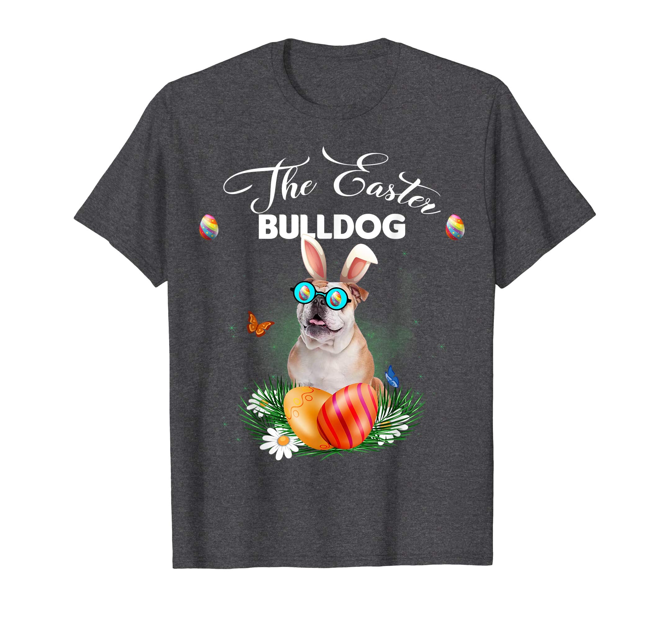 Bulldog Bunny Easter Day Dog Gifts T-Shirt