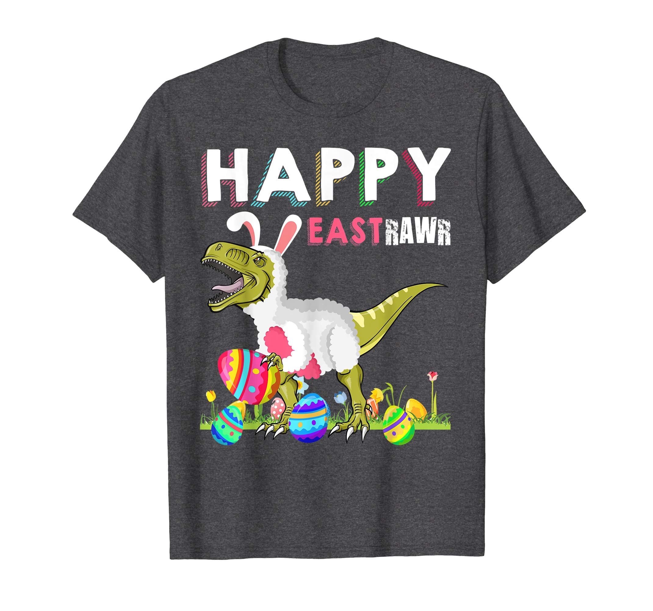Rawr T-Rex Dinosaur Easter Shirt Gift For Son Kids Toodler