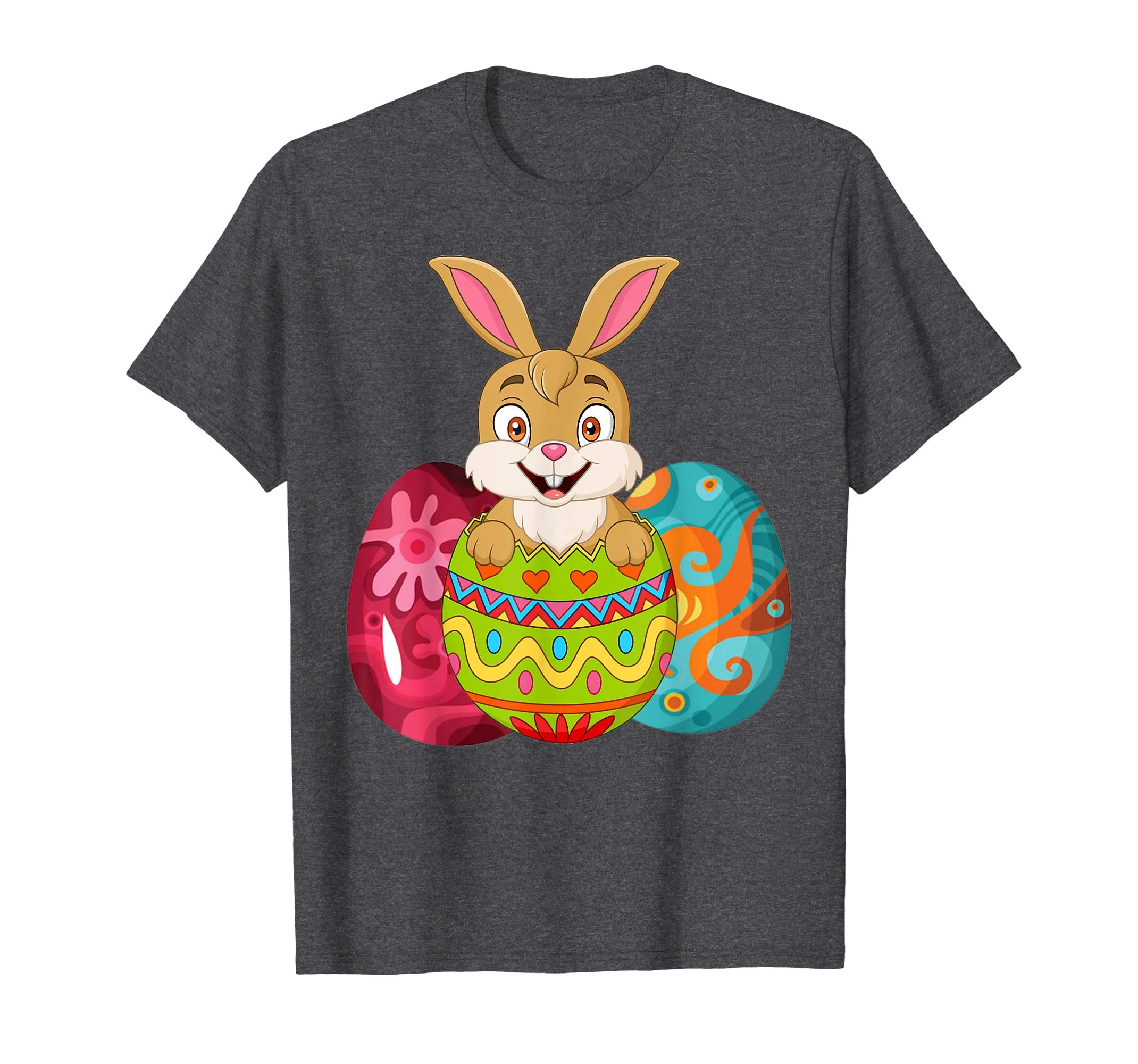 Cute rabbit inside Easter Eggs Tshirt Easter Shirt for kids