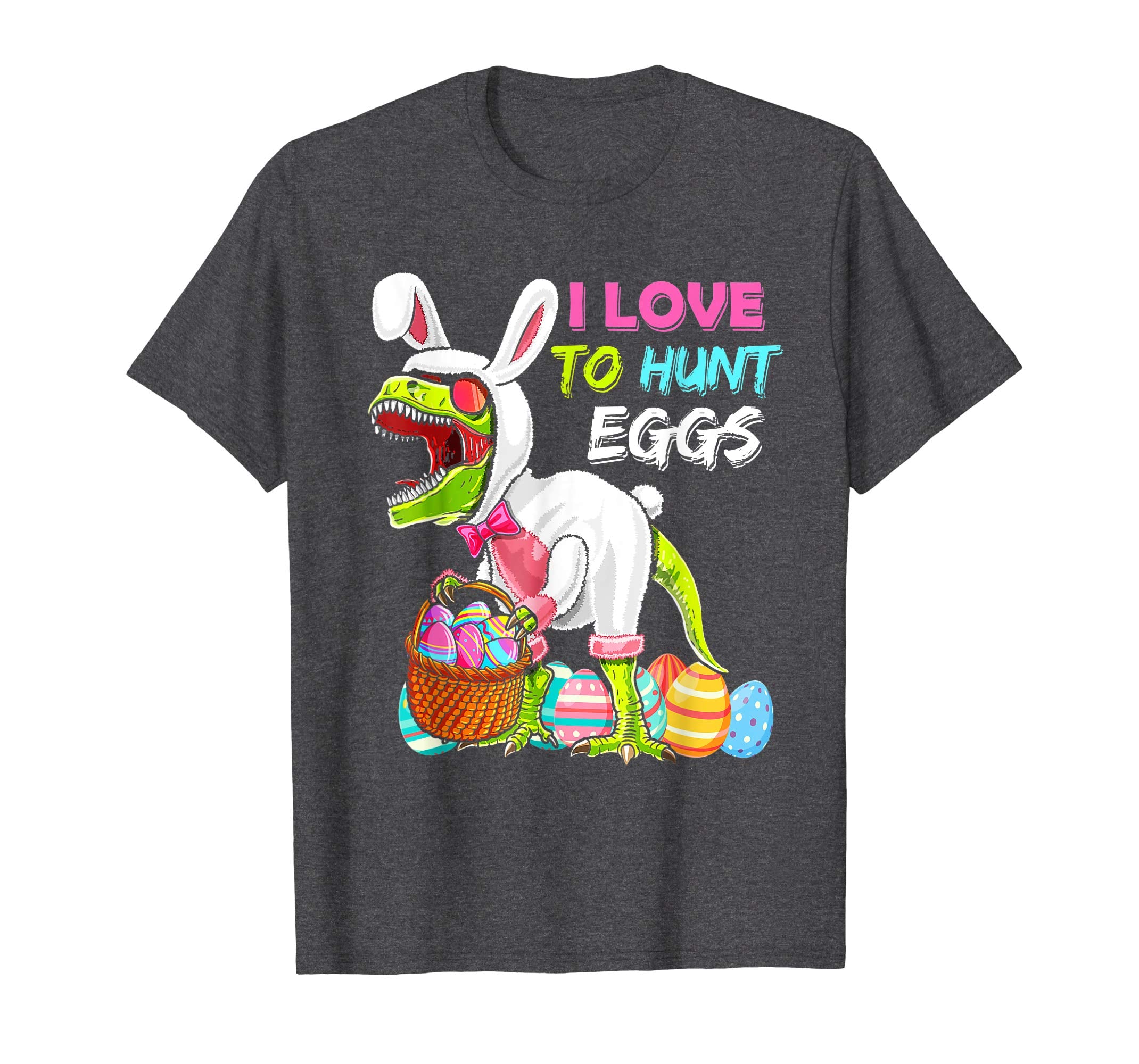 Easter Shirt Dinosaur T Rex Kids Boys Girls EGG Hunts Gift