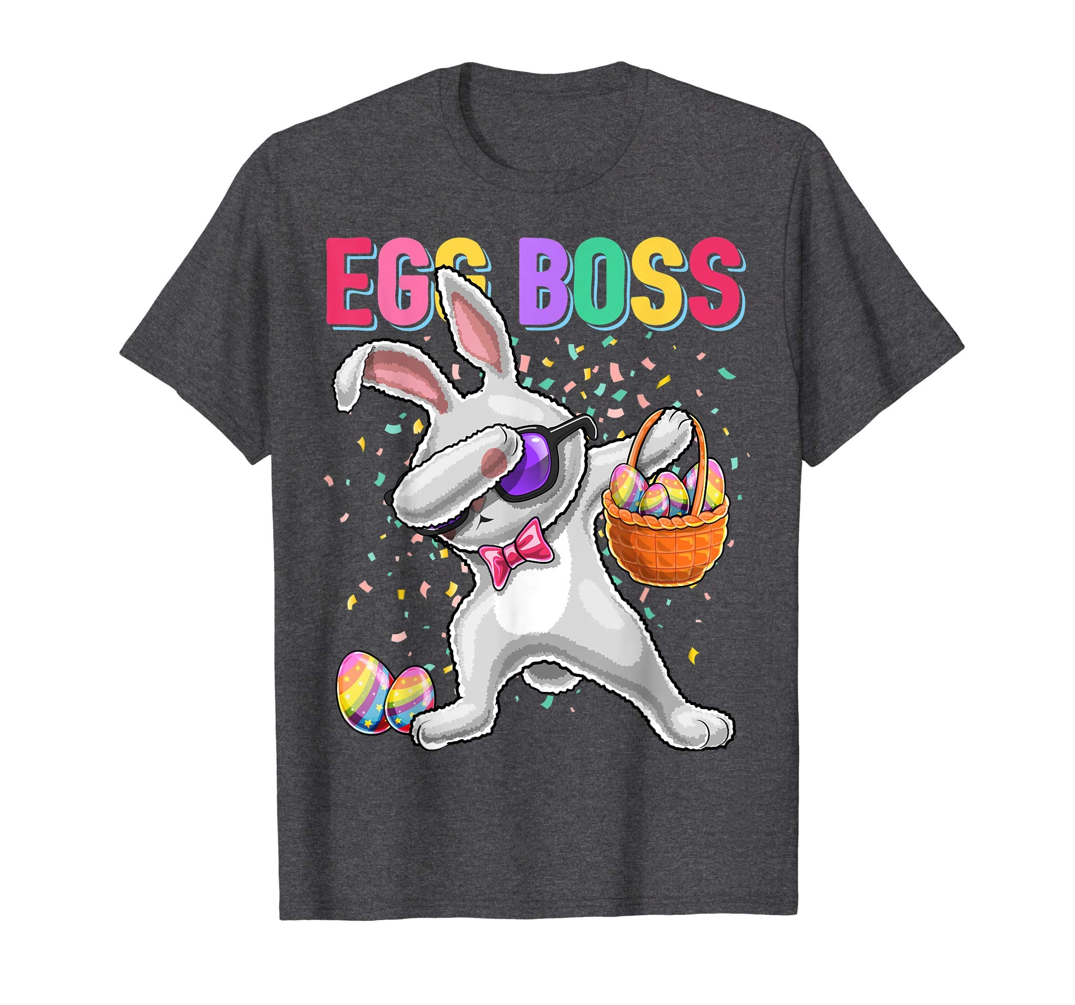 Egg Boss Dabbing Easter Bunny Shirt Easter Day Egg Gift Kids