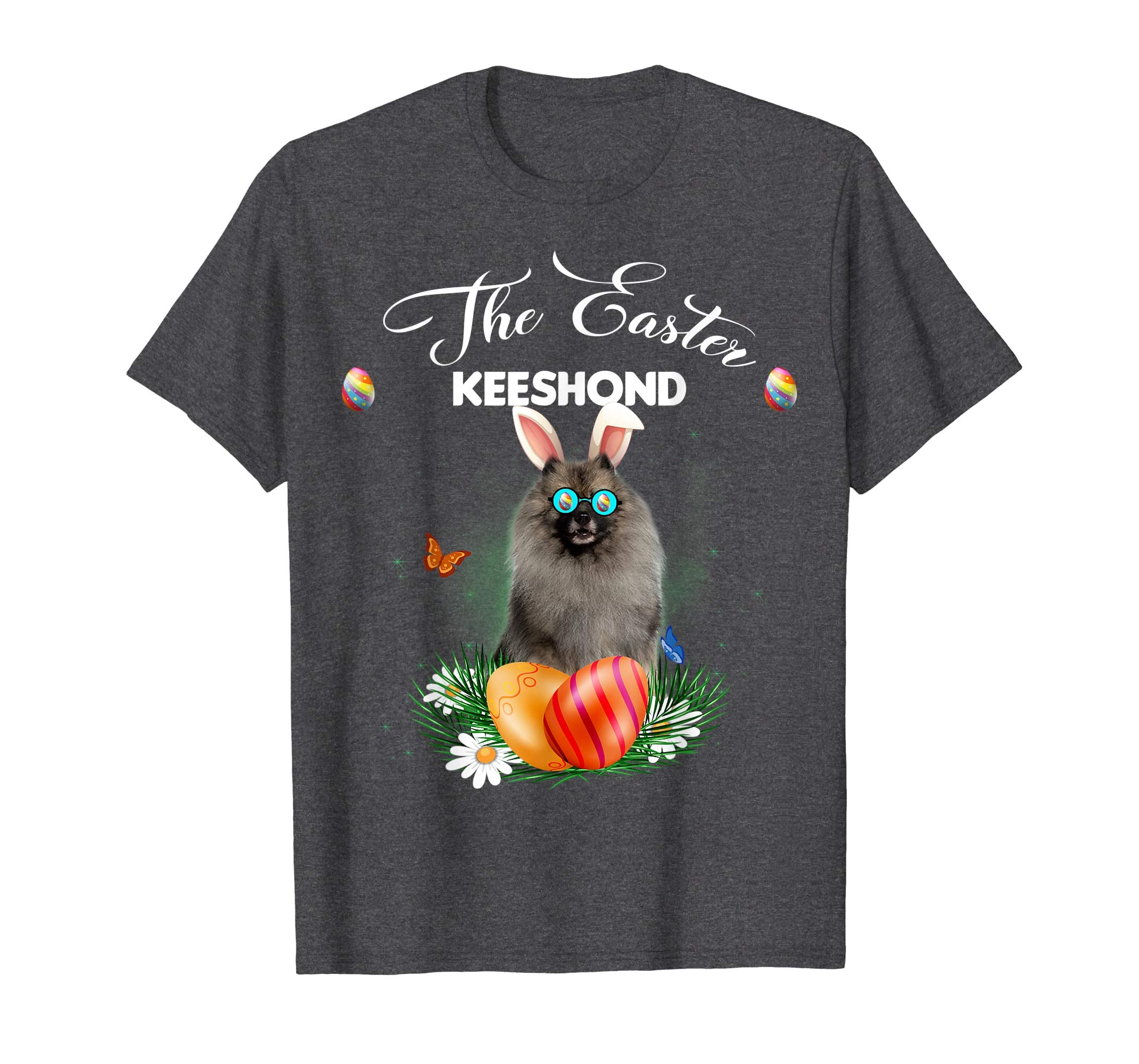 Keeshond Bunny Easter Day Dog Gifts T-Shirt