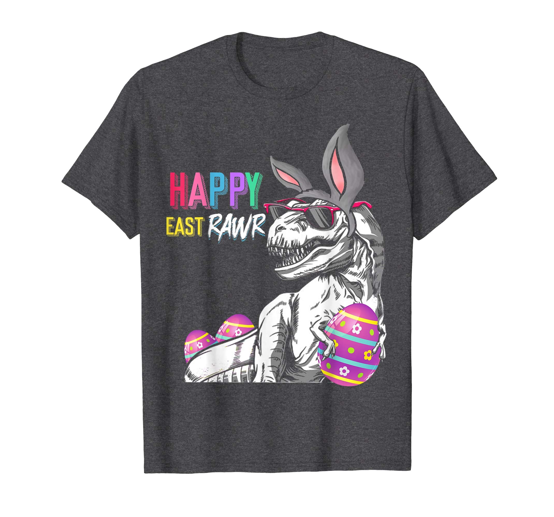 Happy Eastrawr T-rex Dinosaur Easter Bunny Egg T-shirt Gift