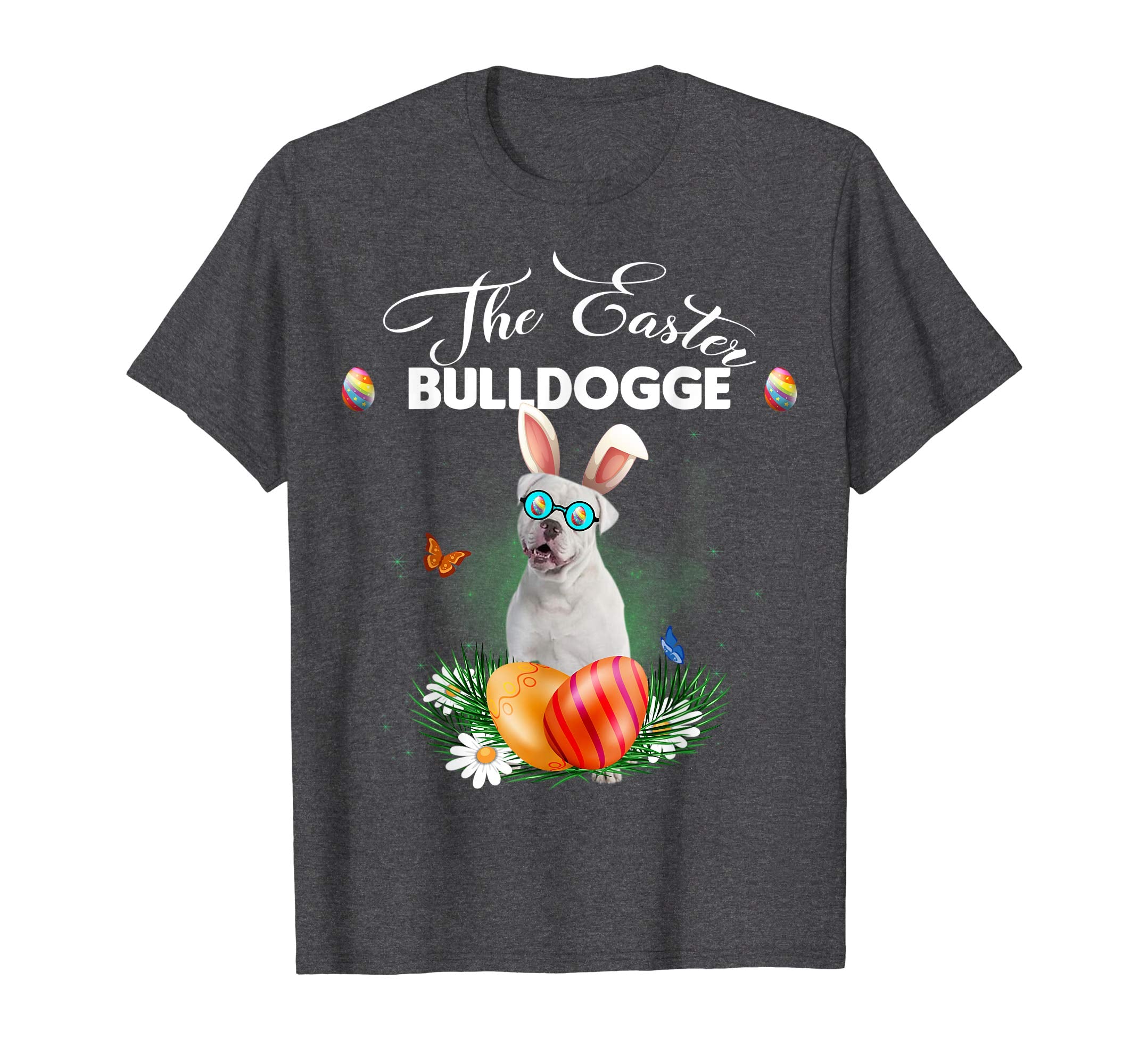 Bulldogge Bunny Easter Day Dog Gifts T-Shirt