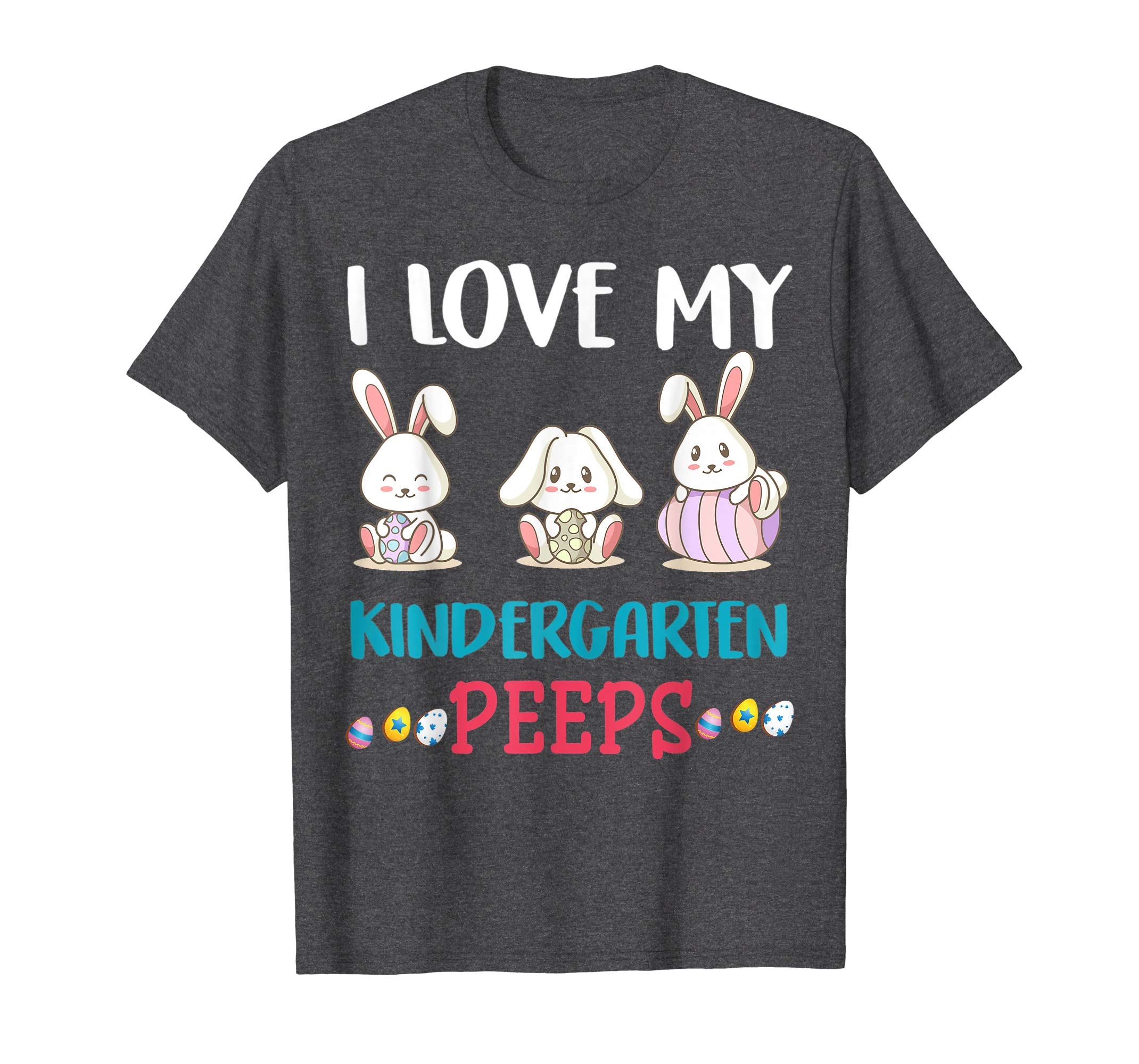I Love My Kindergarten Peeps Easter Day T-Shirt