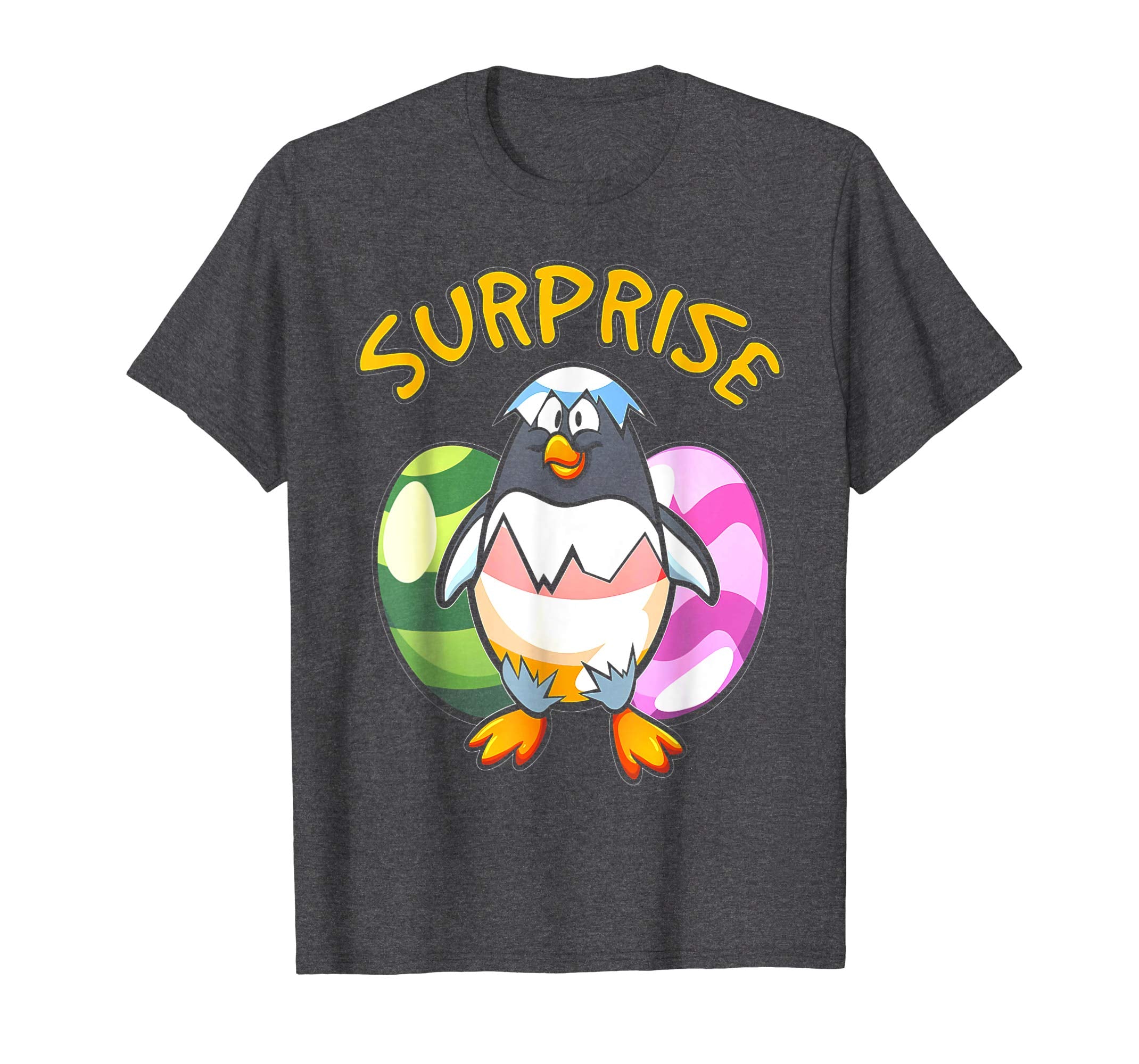 Easter Shirts For Kids Boys Girls Penguin Shirt Easter Eggs