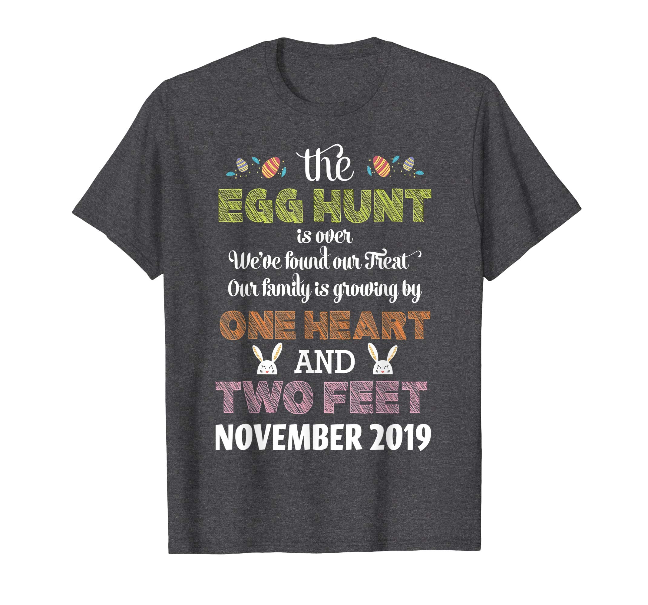 Pregnancy Announcement Due In November 2019 Easter Tshirt