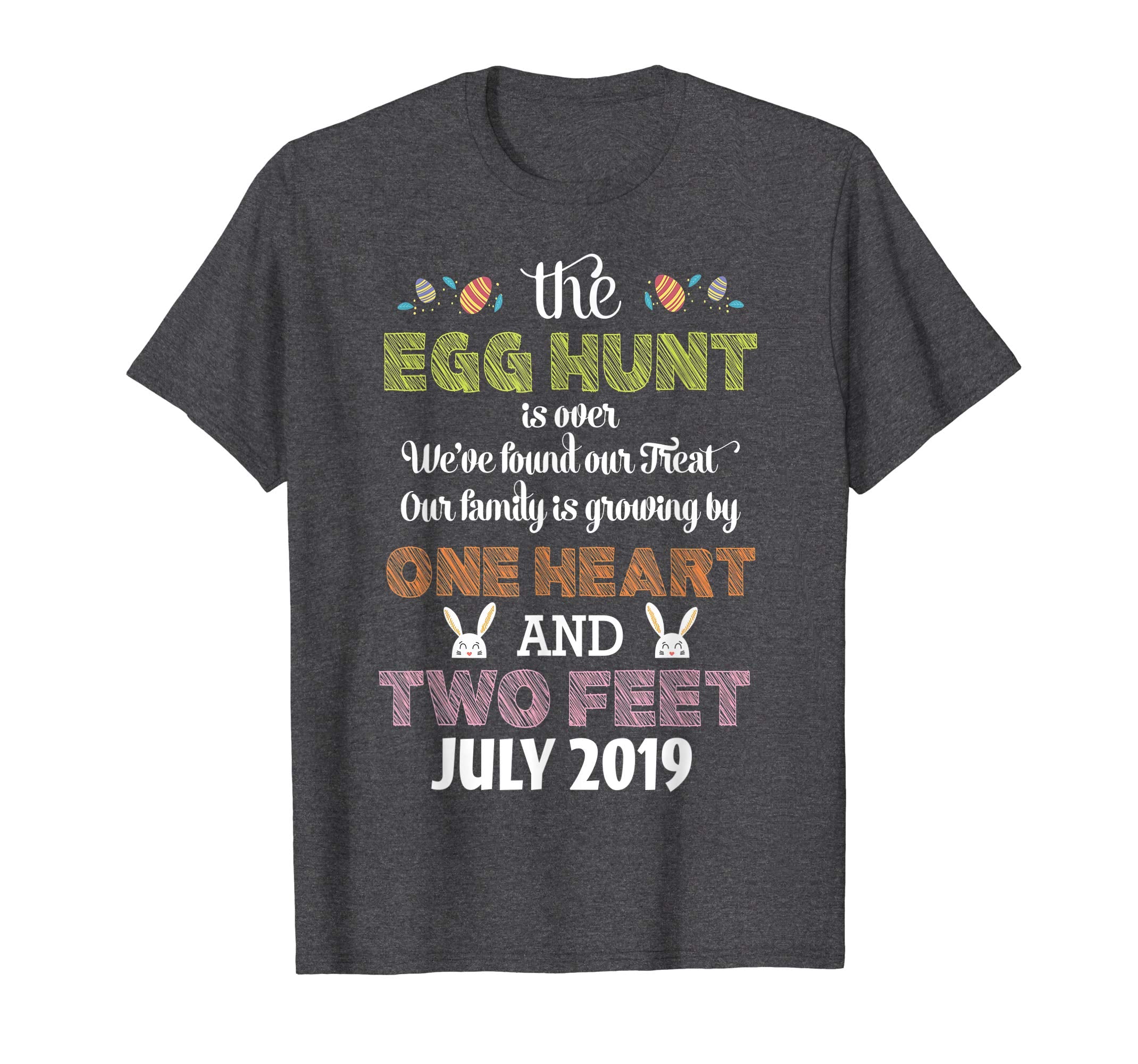 Pregnancy Announcement Due In July 2019 Easter Tshirt