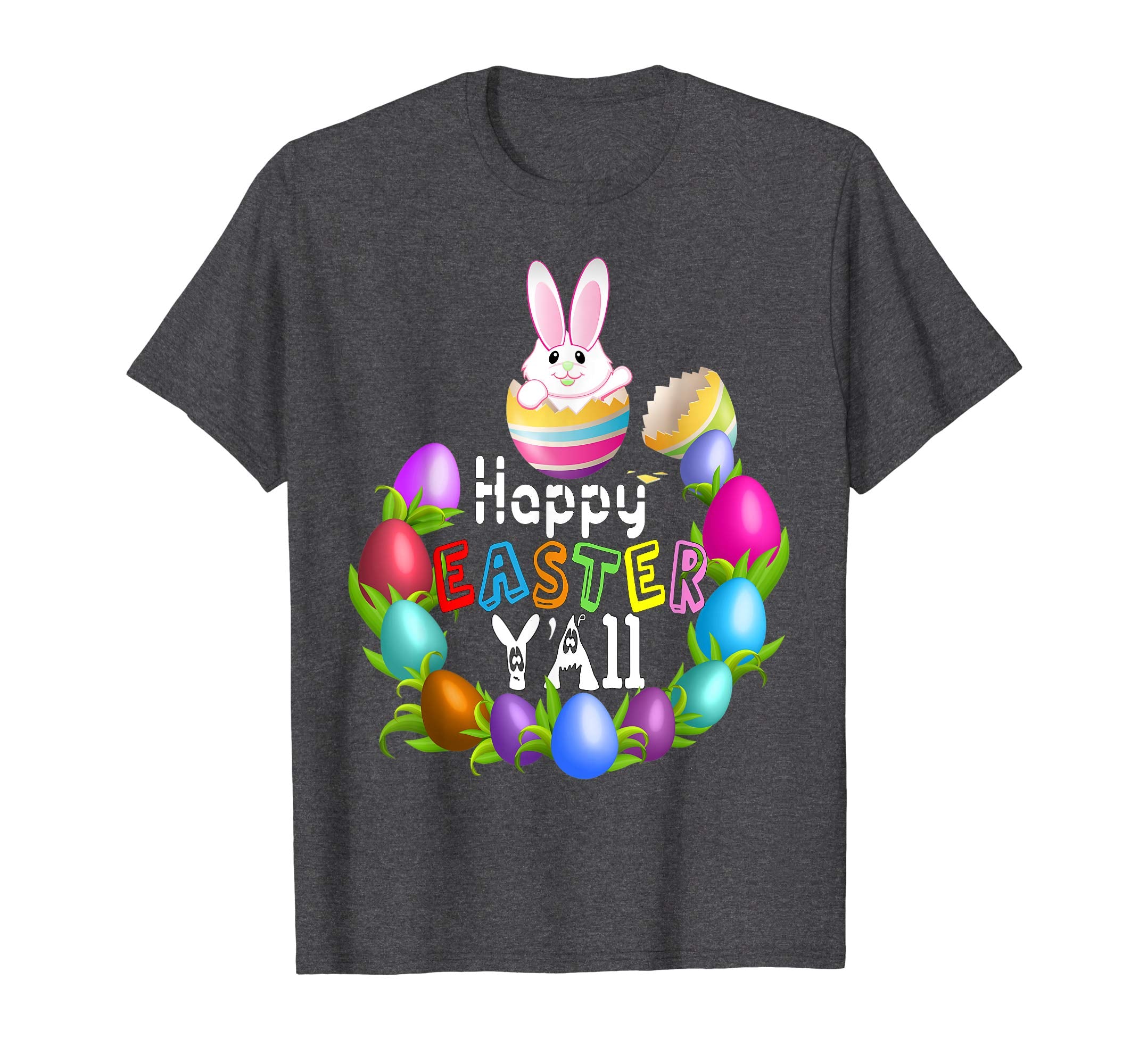 HAPPY EASTER Y'all Shirt Egg Hunt Bunny Shirt Women Men Kids