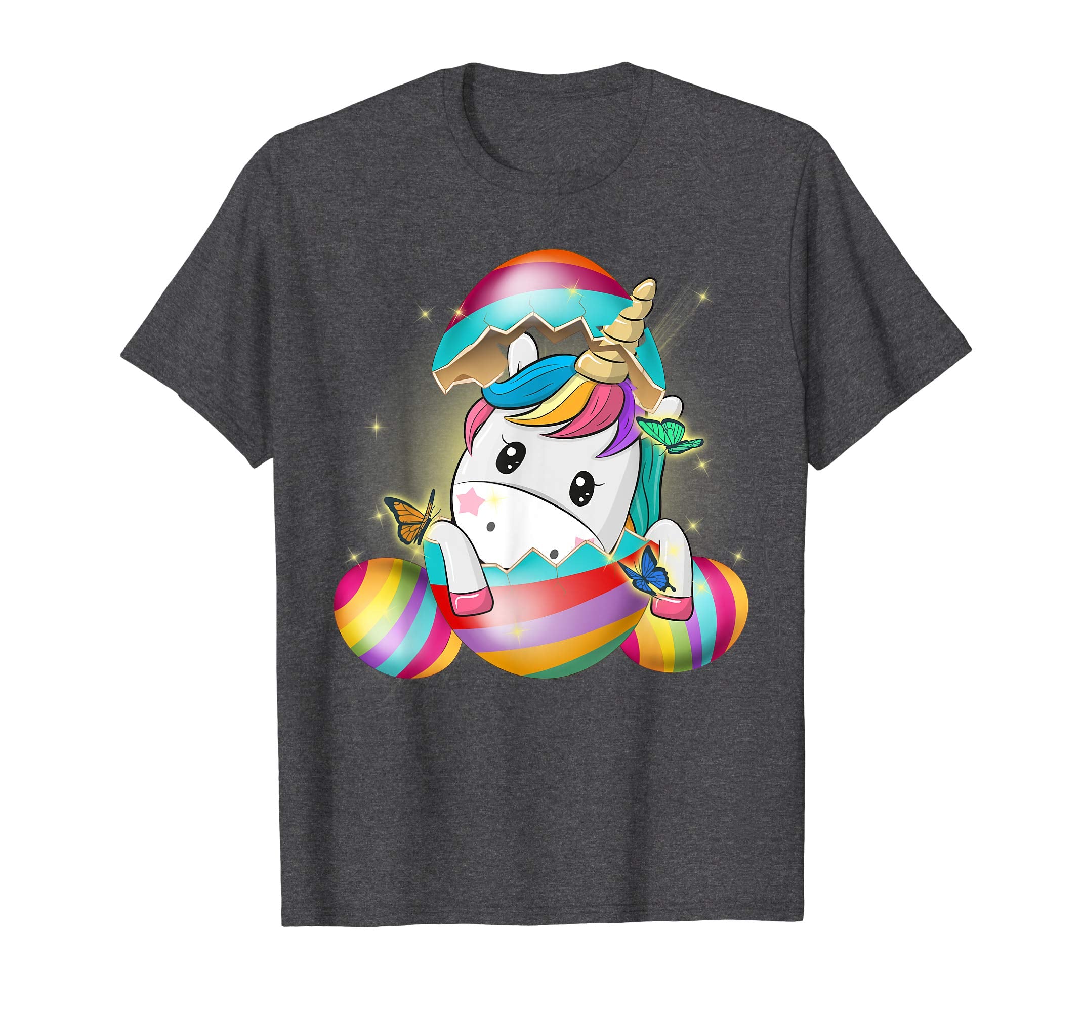 Funny Cute Unicorn Easter Eggs Shirt Happy Easter Day Tee
