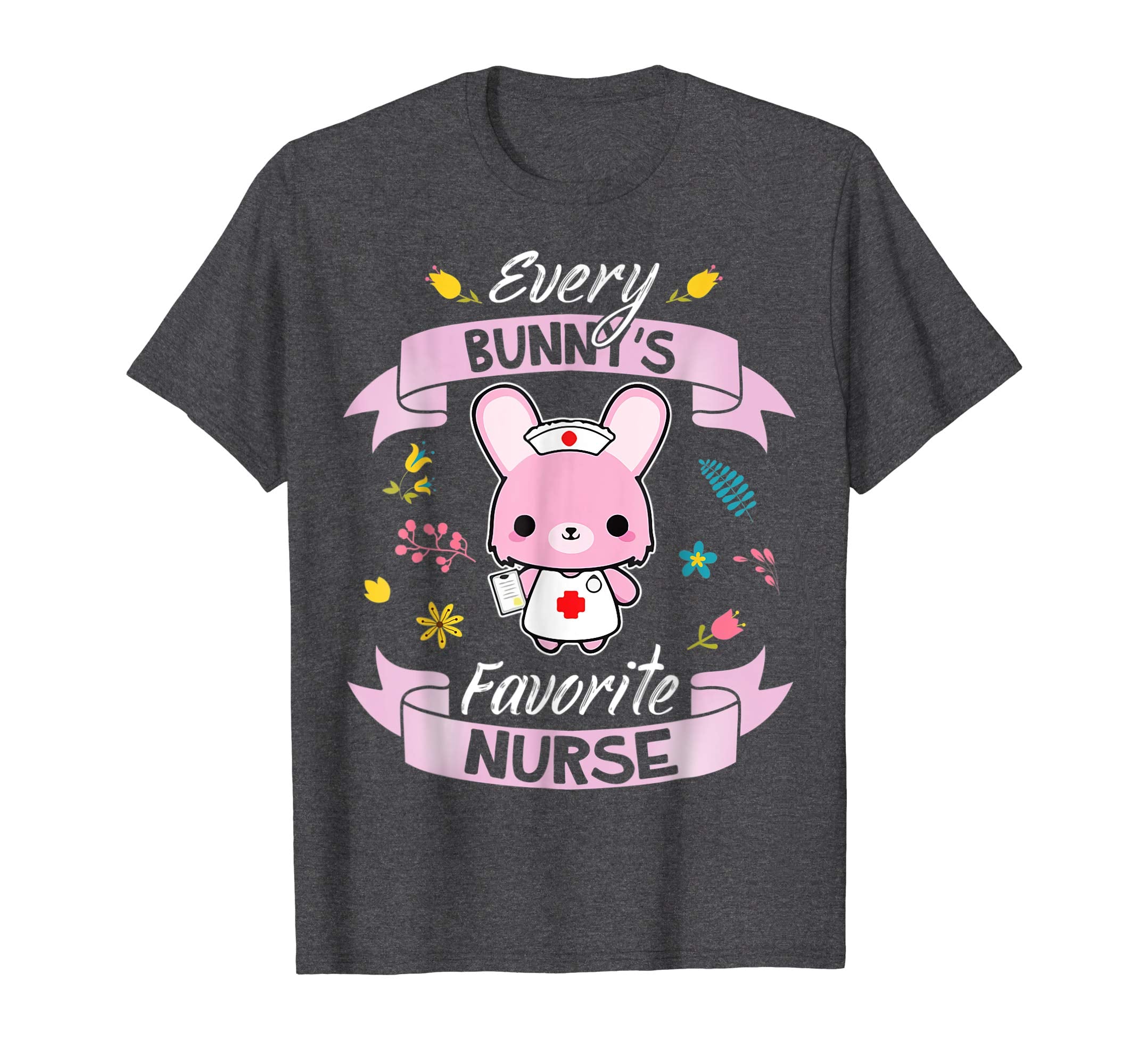 Every Bunnys Favorite Nurse Flower Carrot Easter Day Shirt