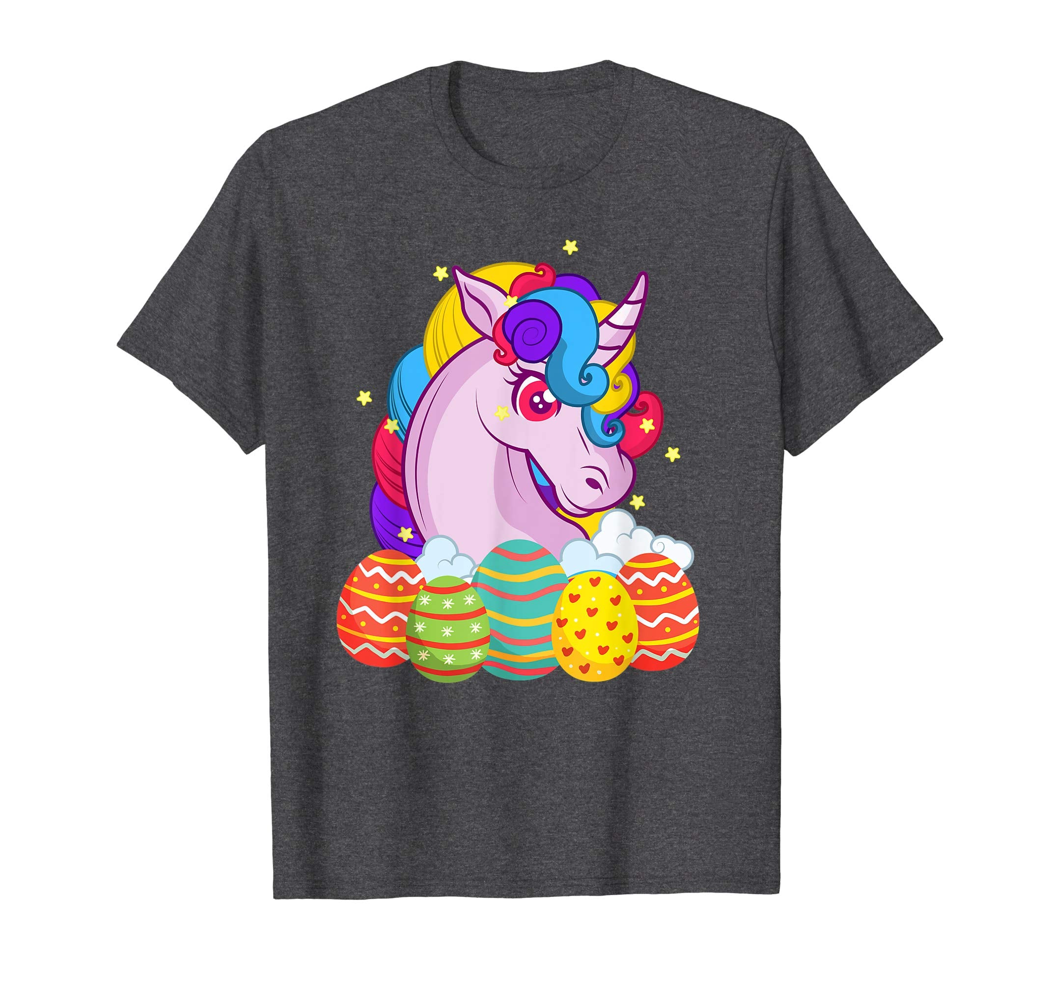 Cute Unicorn Easter Egg T-Shirt Gifts for Mom Daughter