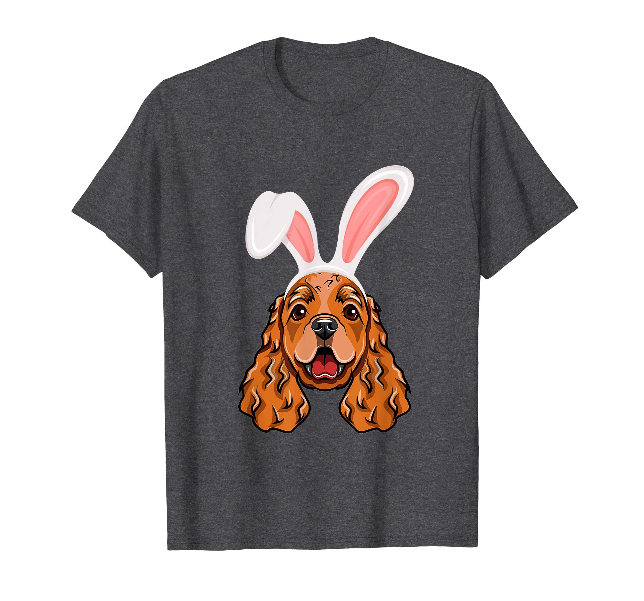 Spaniel Dressed As Easter Bunny With Rabbit Ears T-Shirt