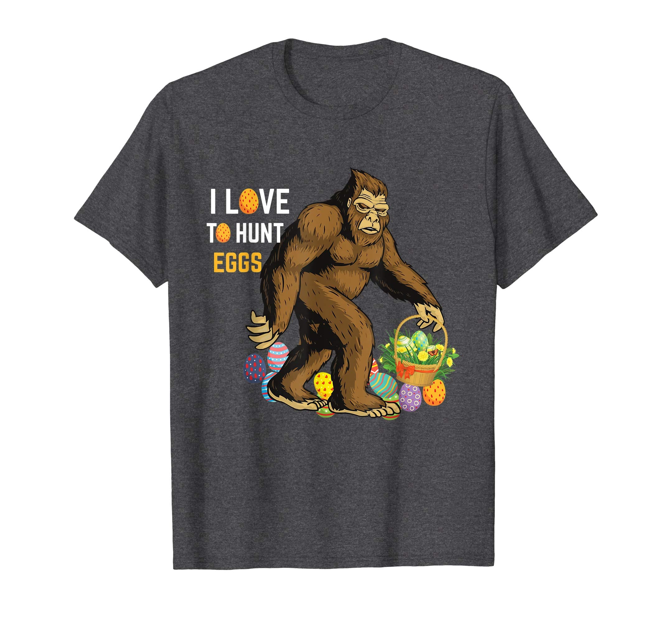 Easter Shirt Bigfoot Kids Boys Girls EGG Hunts