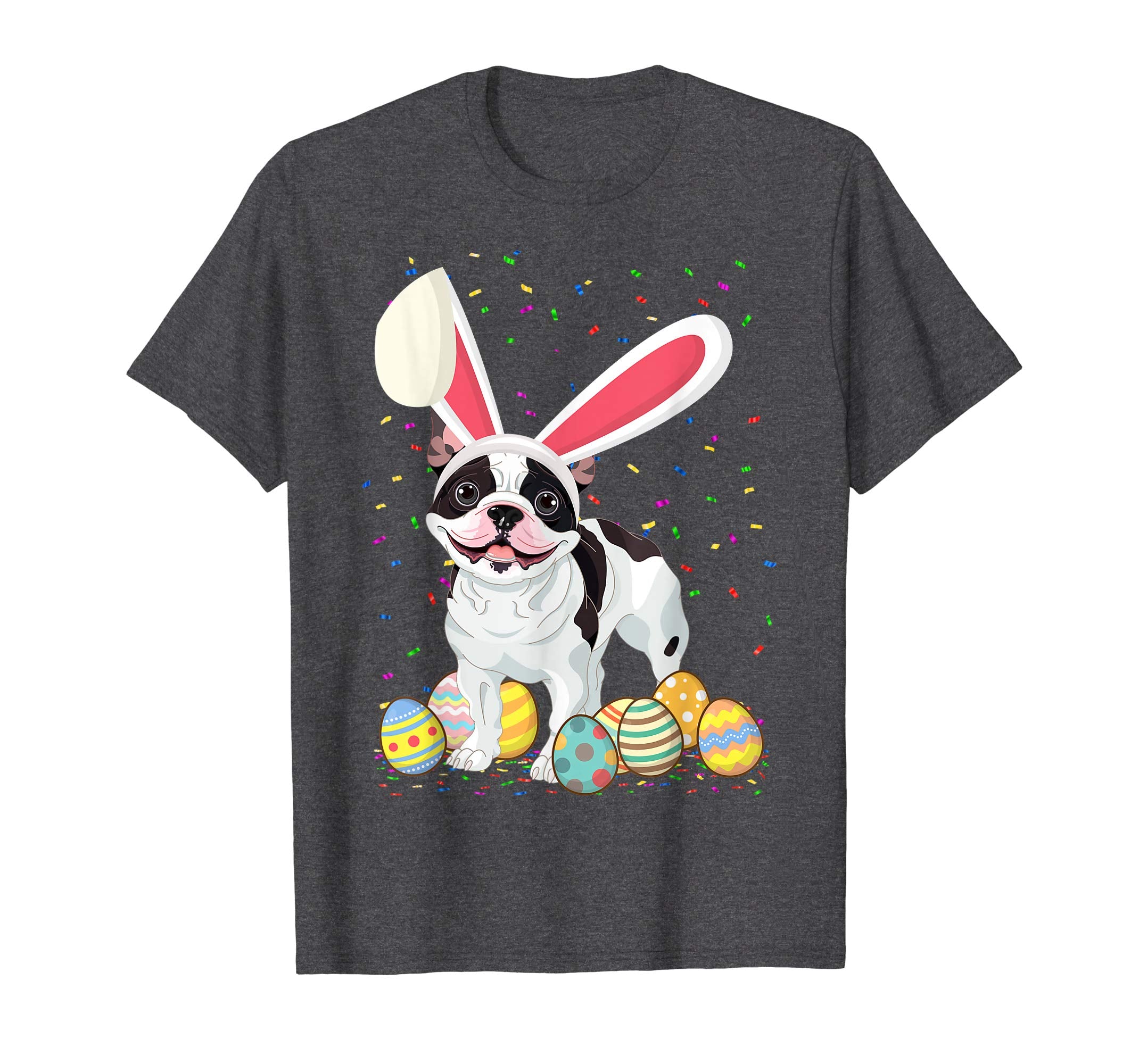 Frenchie Dog Ear Easter Eggs Shirt Happy Easter Day Gift