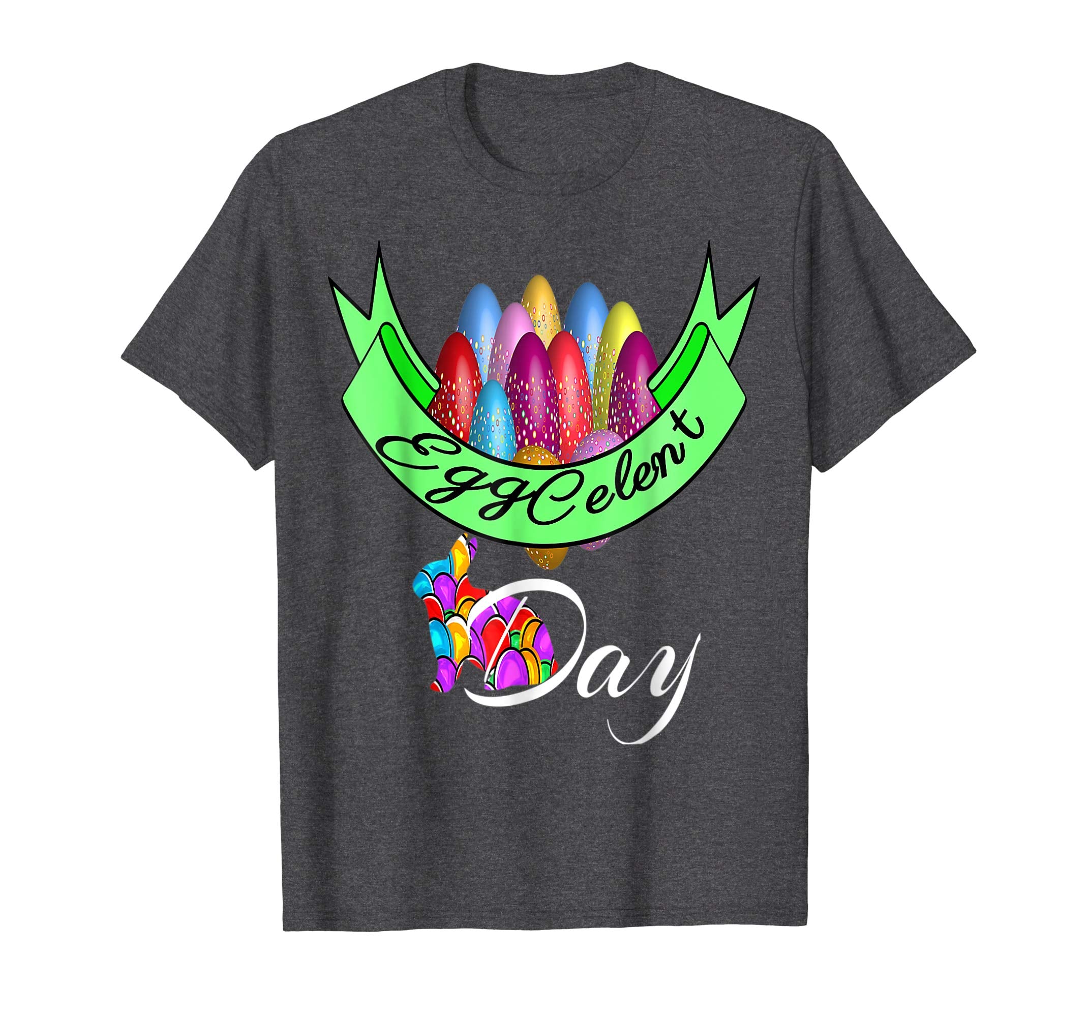 Happy Easter Eggcelent day Shirt Colorful Eggs tee