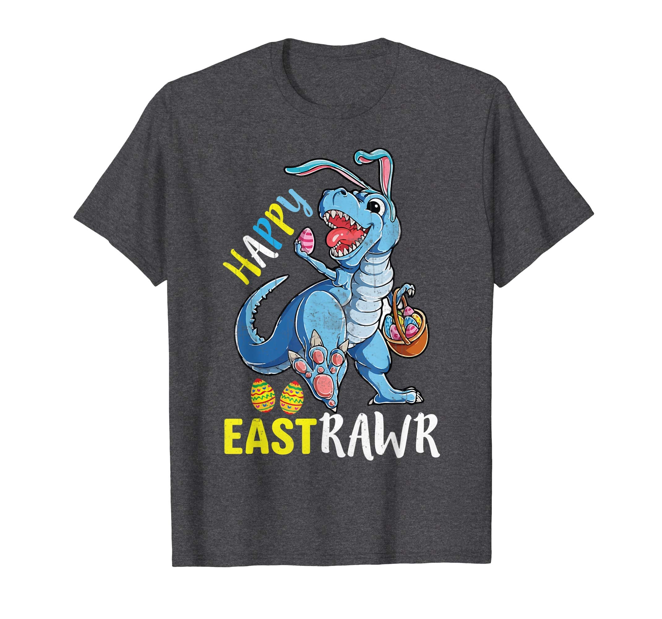 Happy Eastrawr T Rex Dinosaur Easter Bunny Egg Shirt