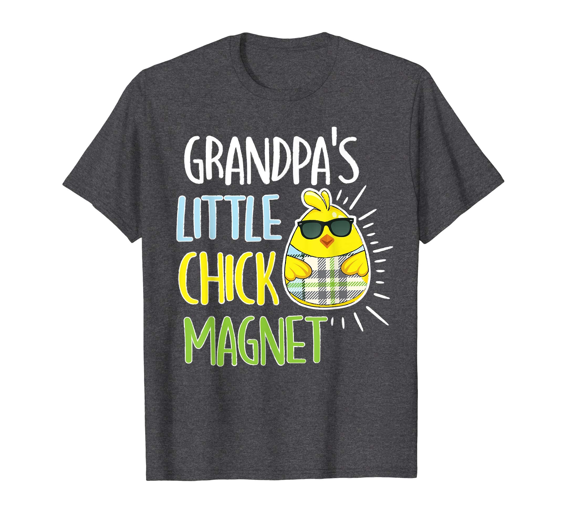 Grandpa's Little Chick Magnet Easter Shirt for Boys Egg Hunt