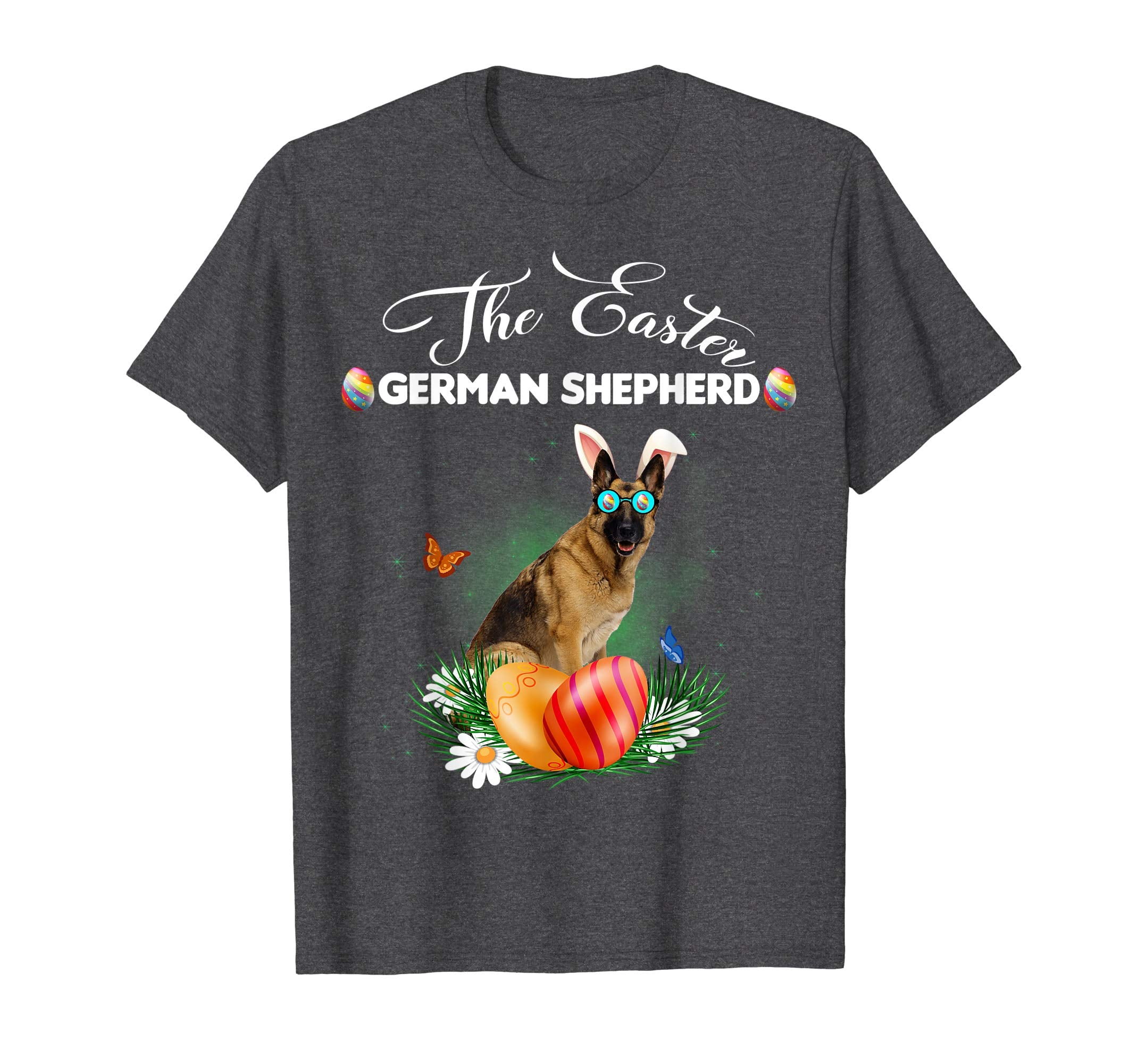 German Shepherd Bunny Easter Day Dog Gifts T-Shirt