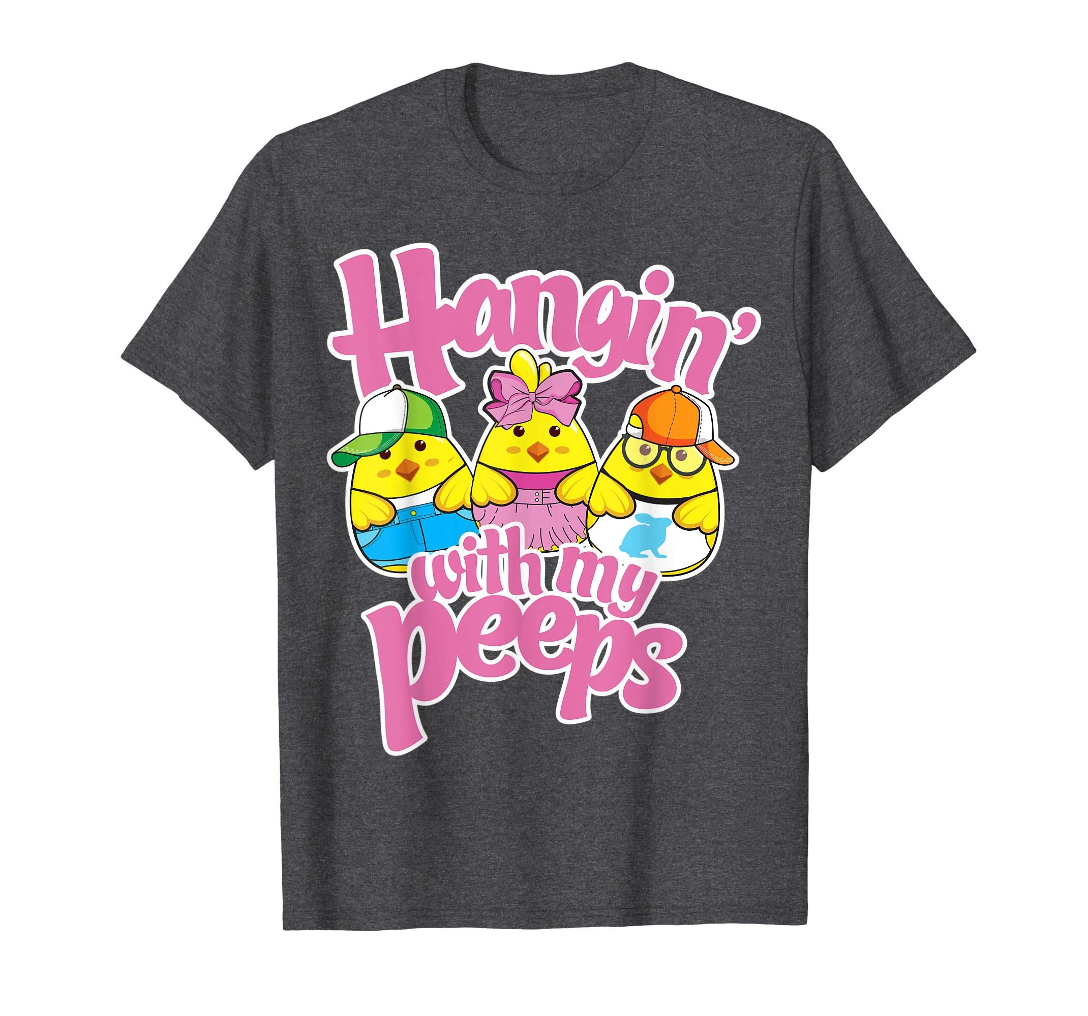 Kids Hanging with my peeps shirt Easter Egg Hunt T-shirt Tee