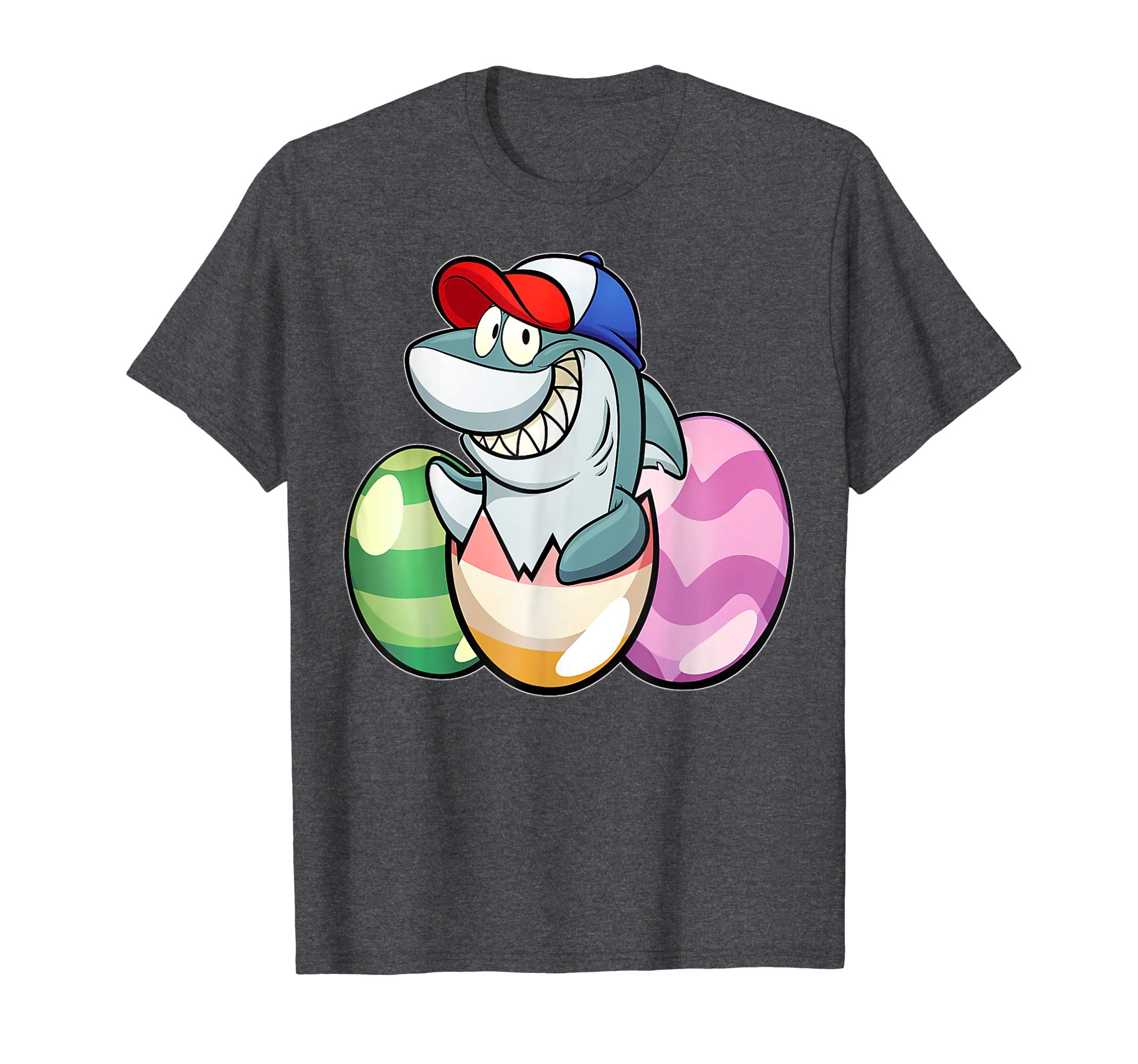Easter Shirts For Kids Boys Girls Shark Shirt Easter Eggs