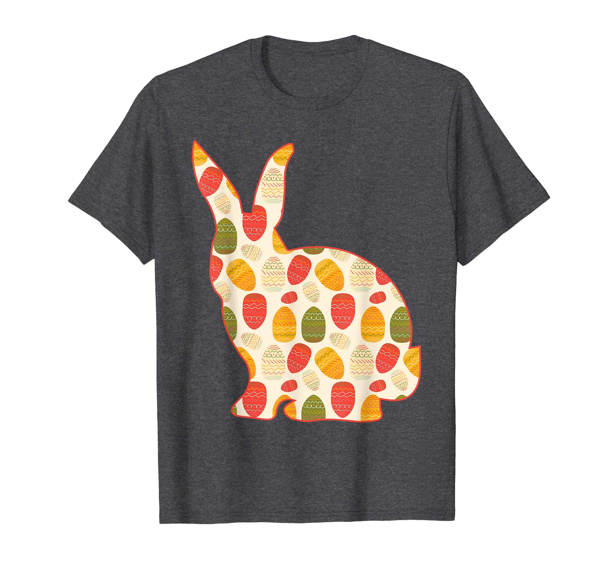 Vintage Retro Easter Bunny Egg Pattern Easter Gift T-Shirt
