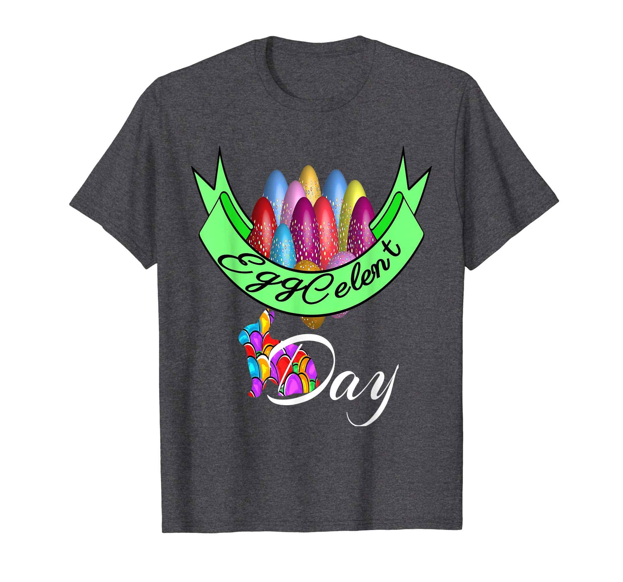 Happy Easter Eggcelent day Shirt Colorful Eggs tee