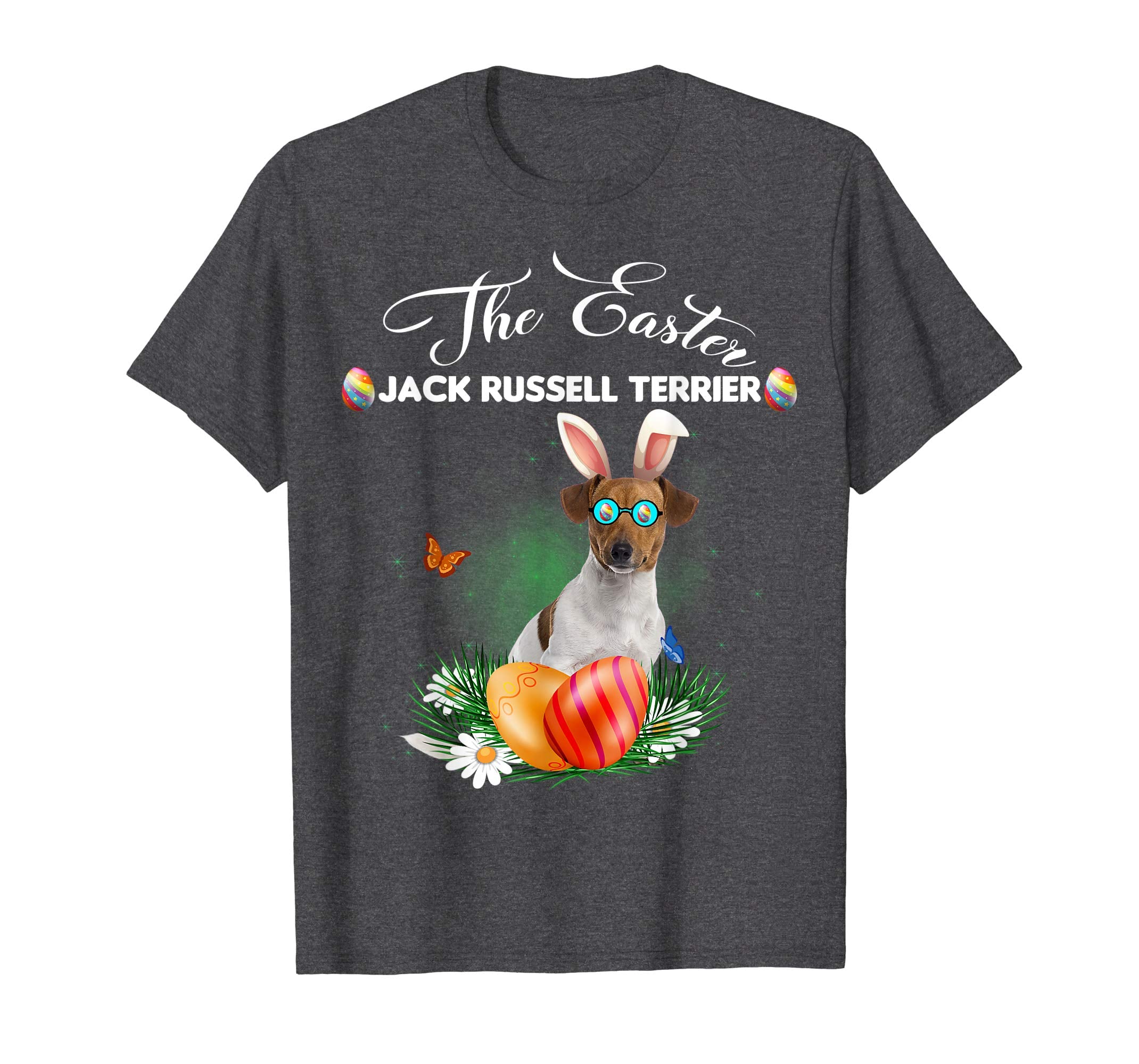 Jack Russell Terrier Bunny Easter Day Dog Gifts T-Shirt