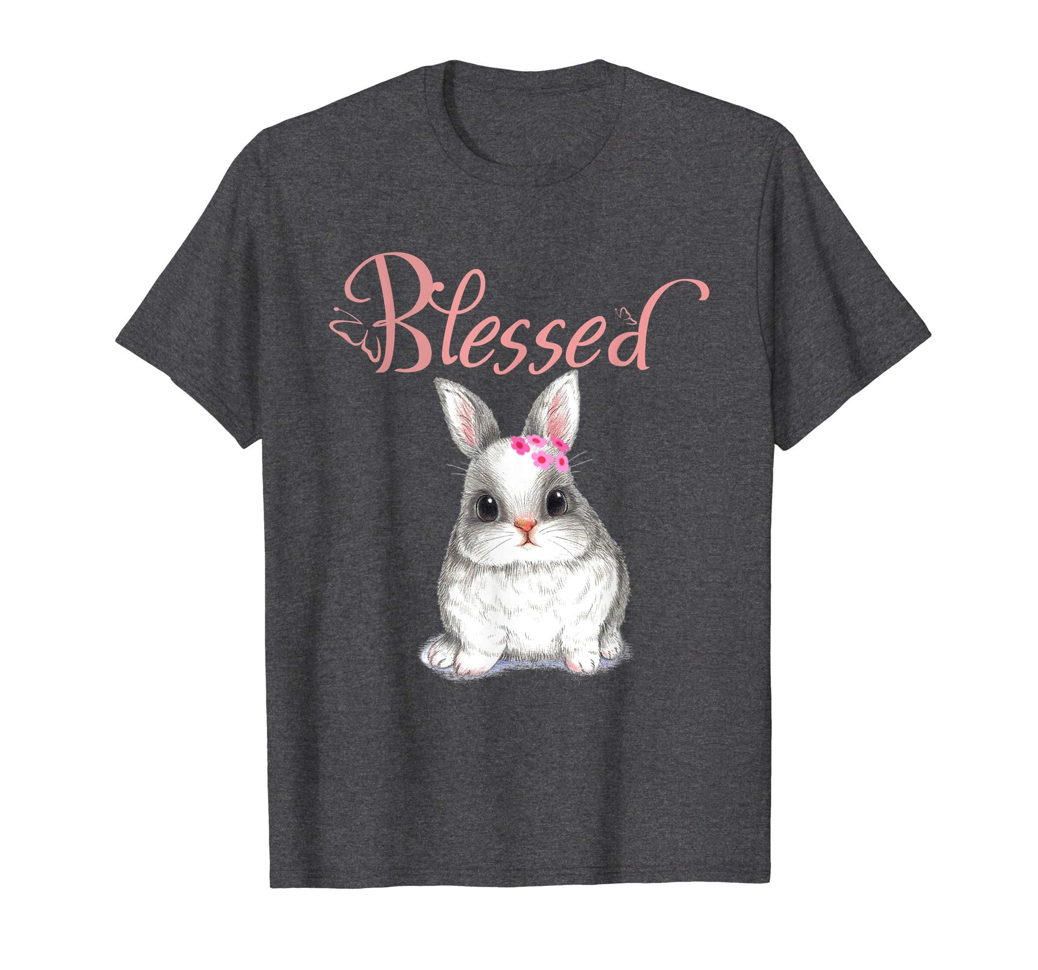 Blessed Bunny Rabbit Spring Easter Flower Shirt