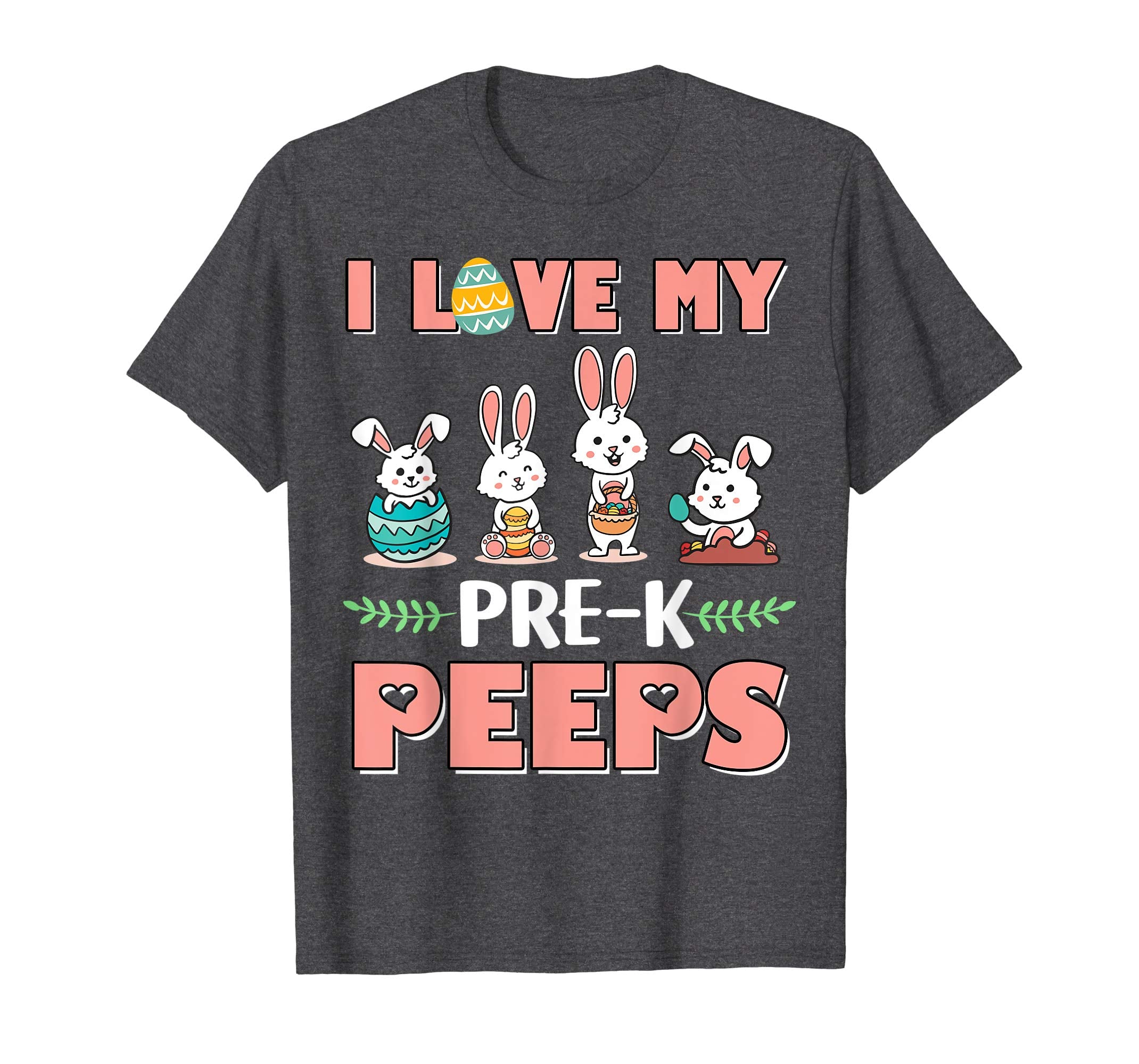 I Love My Pre-k Peeps Happy Easter Teacher Shirt
