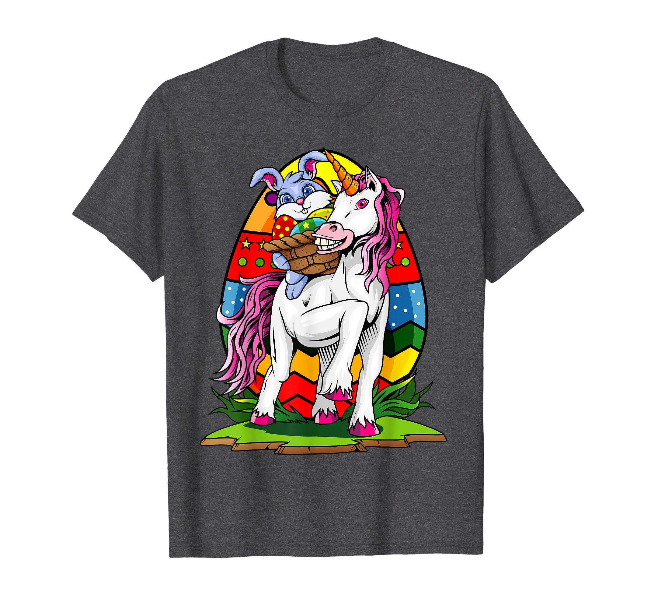 Funny Easter Bunny Unicorn Eggs T-Shirt For Men Women Teens