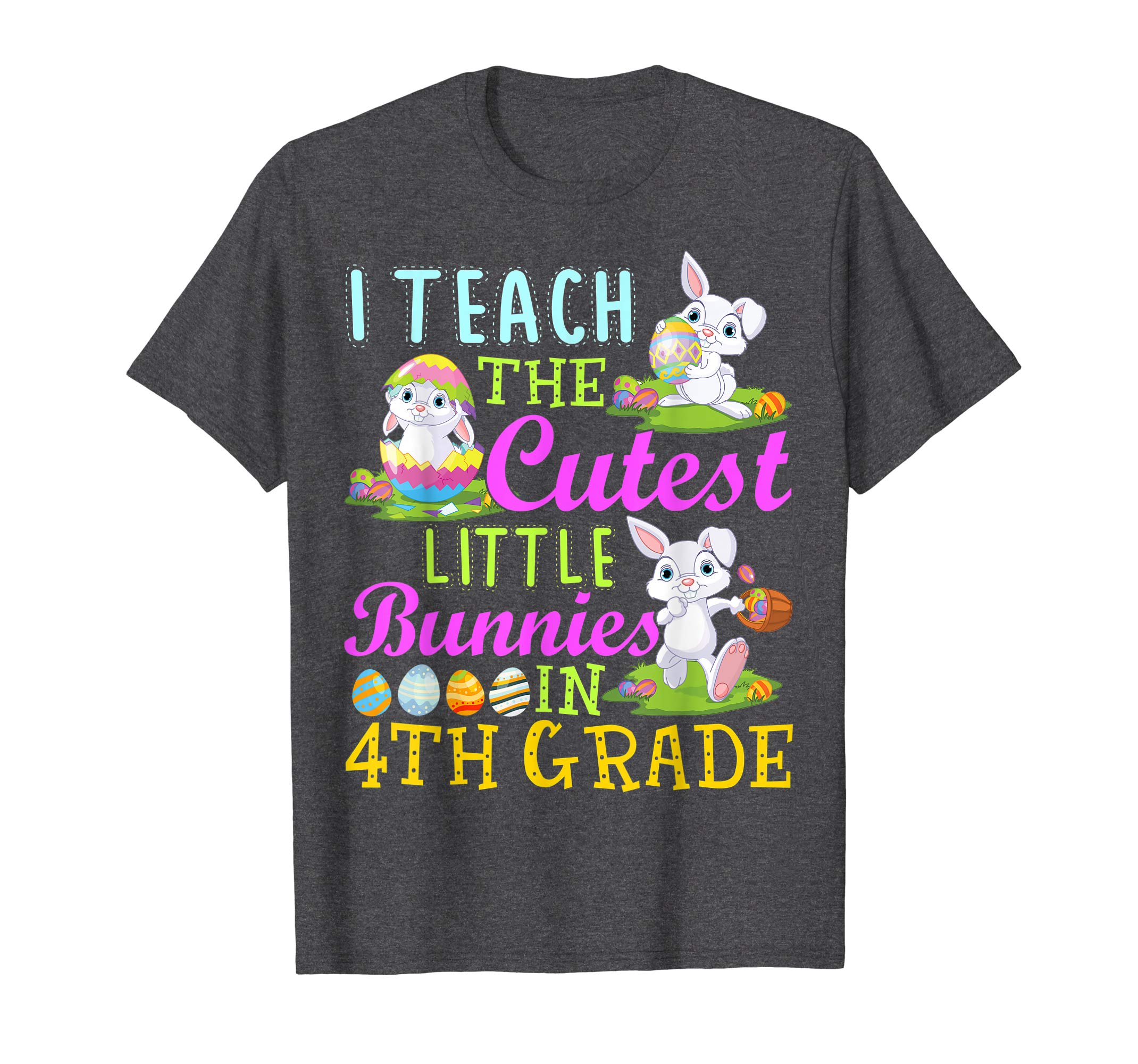 Easter 4th Grade Teacher Shirt Gift Happy Easter Tee Shirts