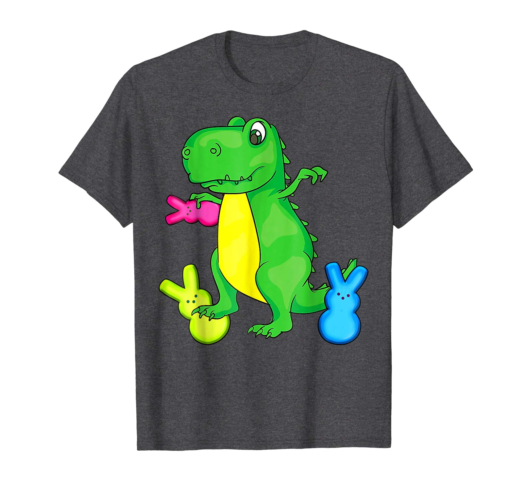 Dinosaur Trex Eat Bunny PeepsHappy Easter Day Shirt